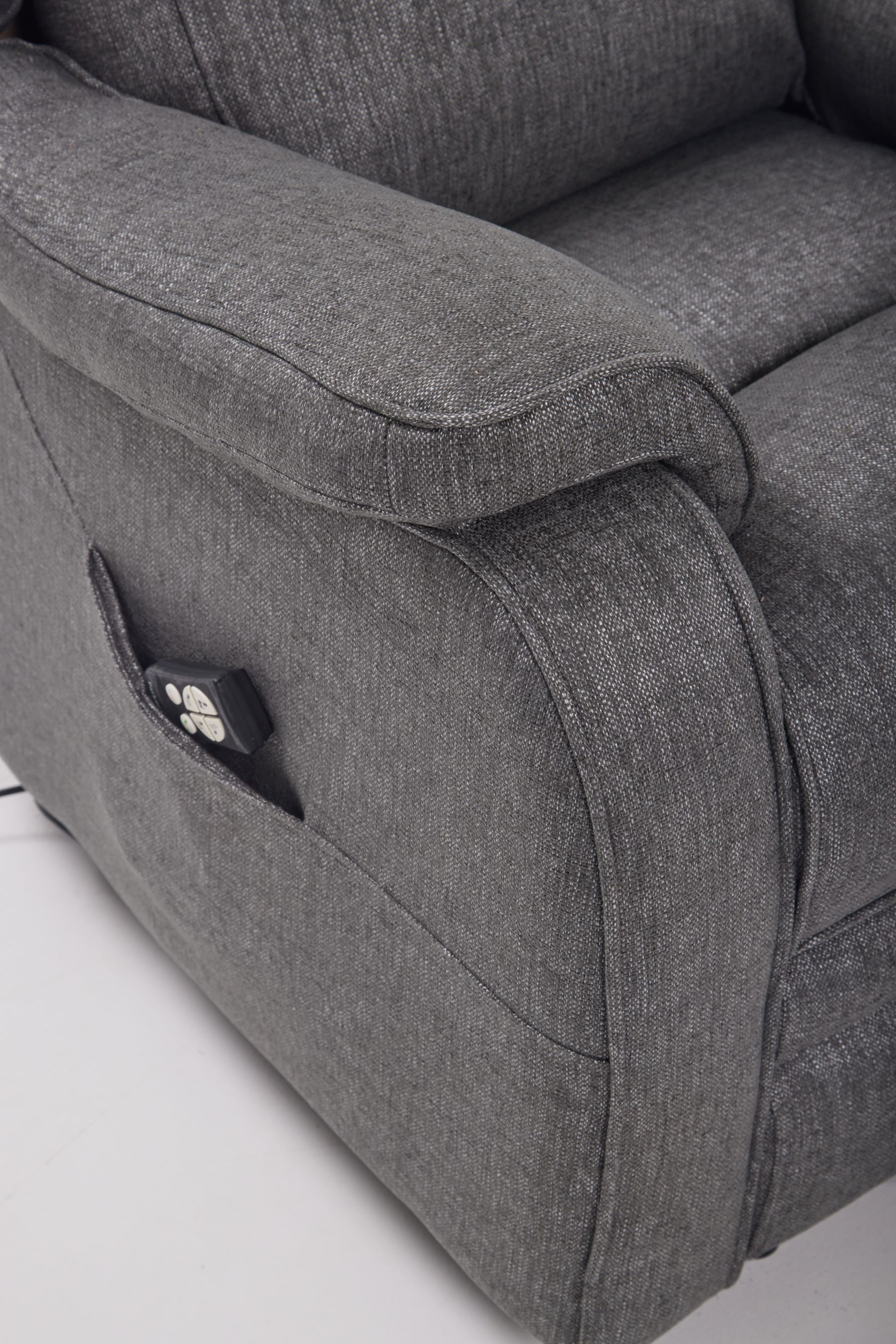 Parker Knoll Boston Rise and Recline Armchair Catrin Charcoal