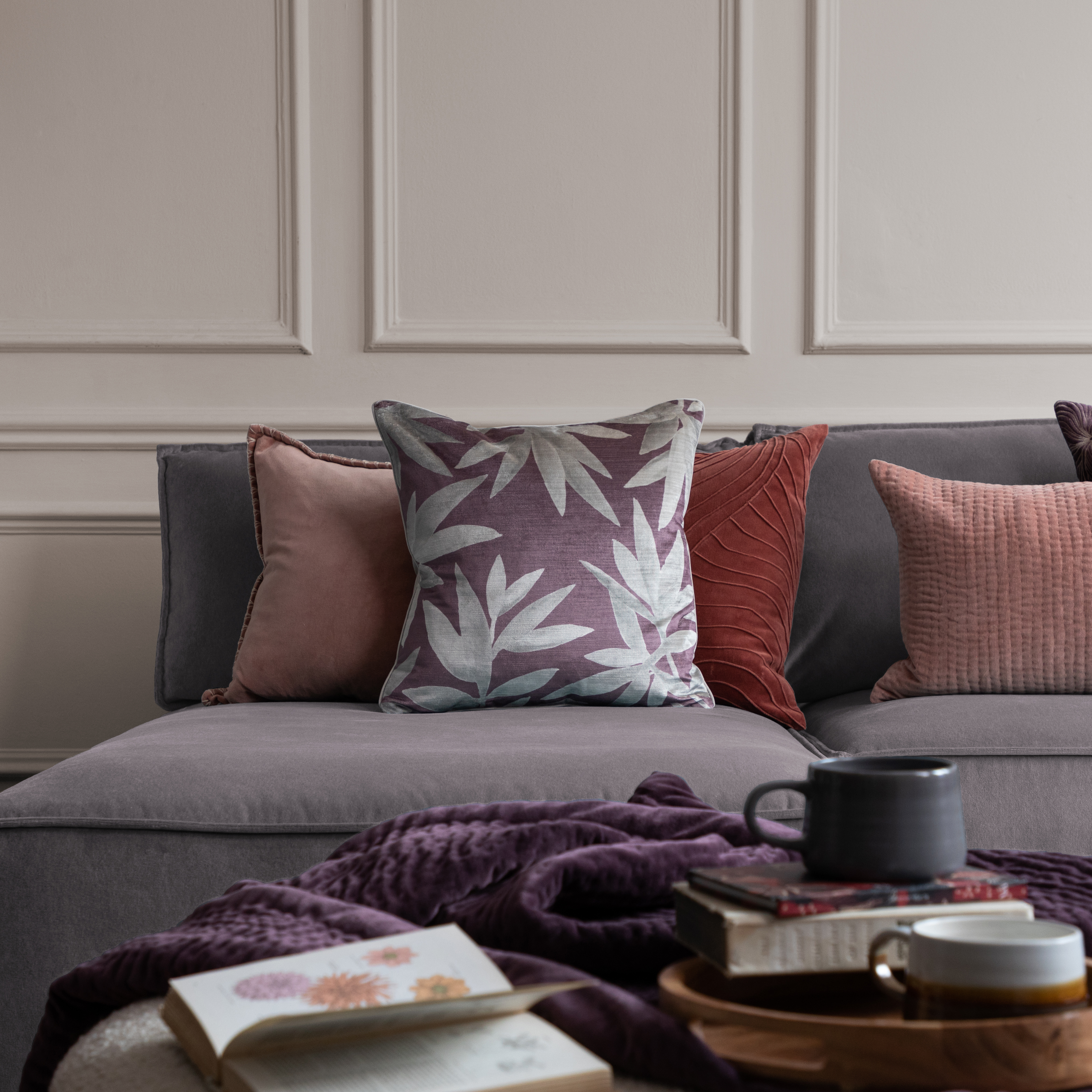 Silverwood Dusk Velvet Cushion