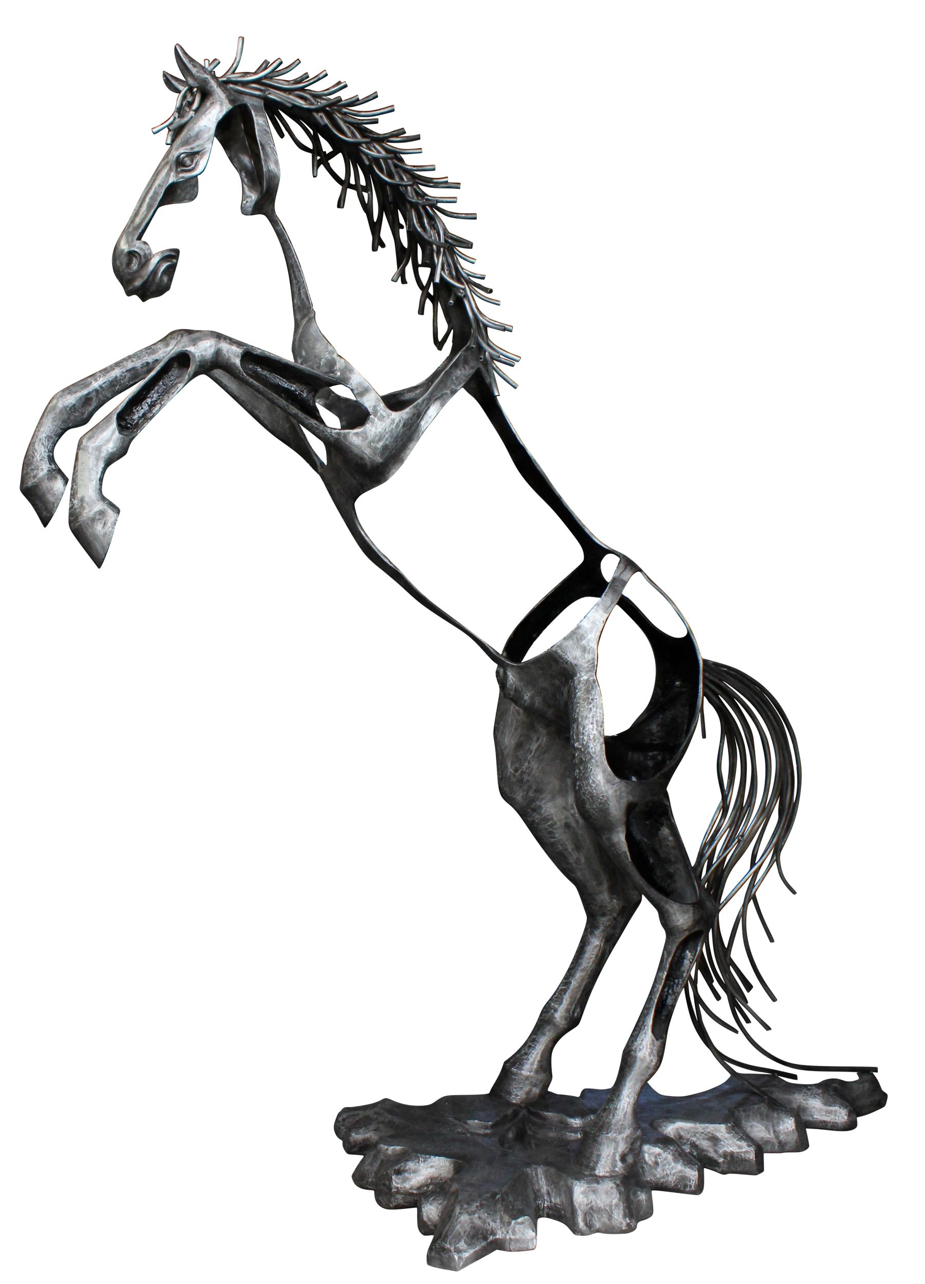 Mustang in Frame Large Sculpture