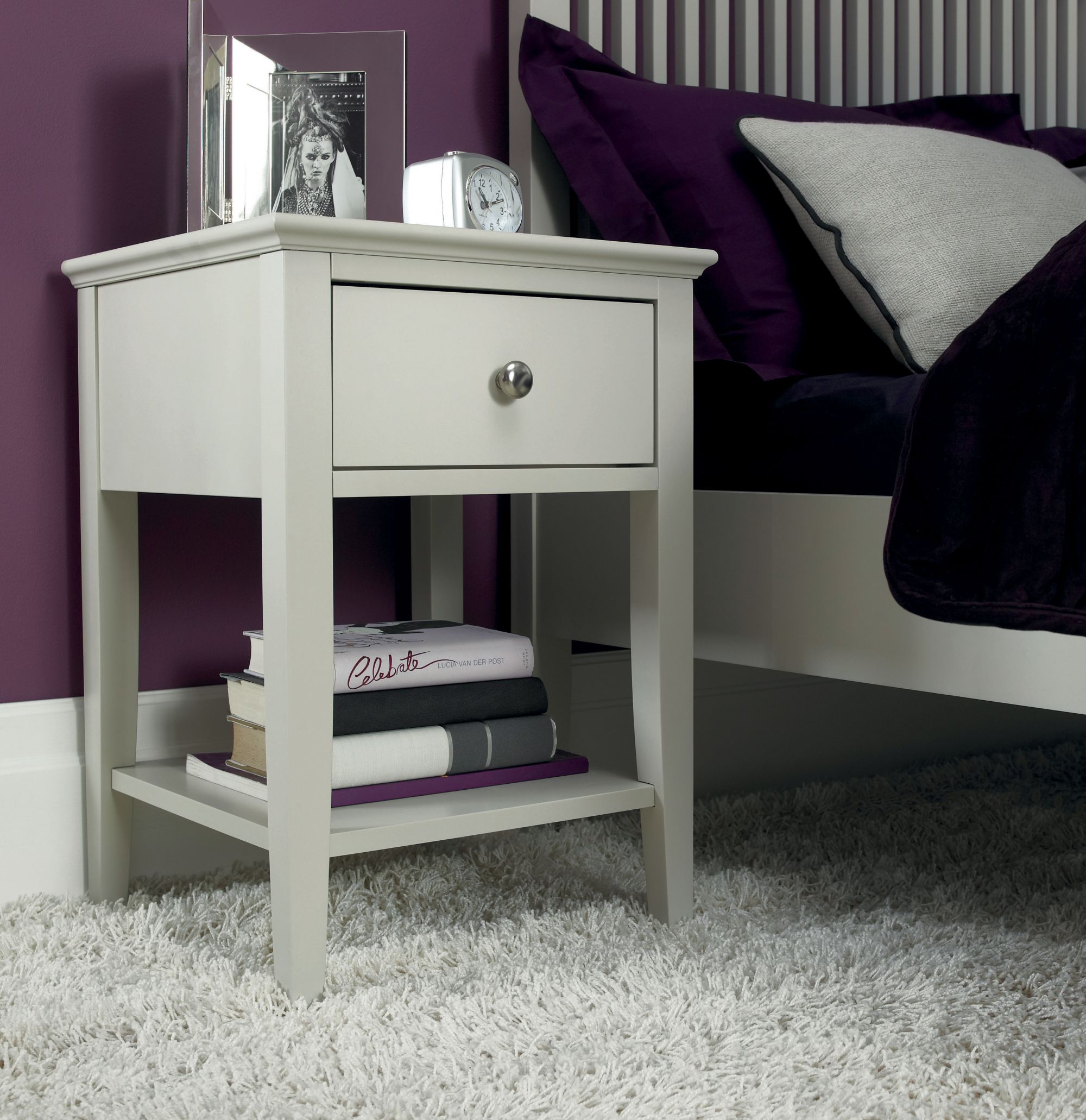 Caoimhe 1 Drawer Bedside Chest