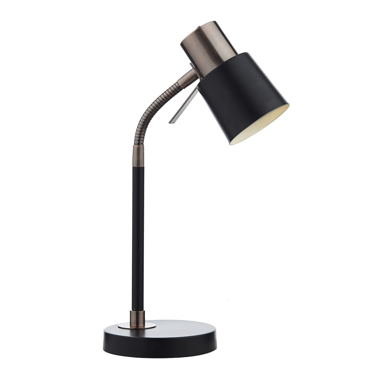 Black and Copper Bond Table Lamp
