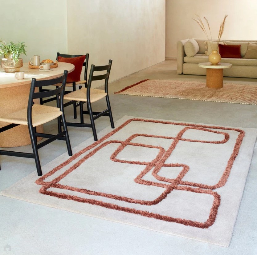 Infinity Rug Copper | Caseys Furniture
