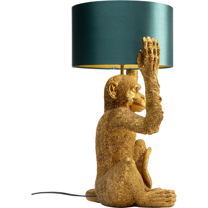 Monkey Holding Table Lamp