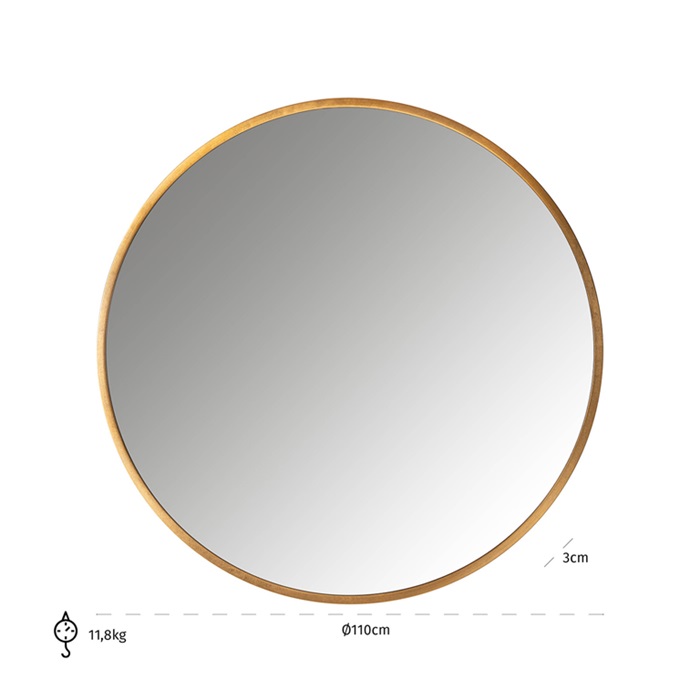 Maevy Gold Mirror