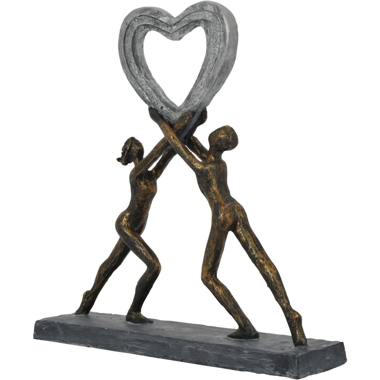 Uplifting Love Couple Sculpture