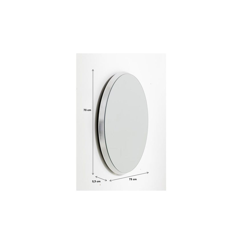 Jet Set Silver Mirror