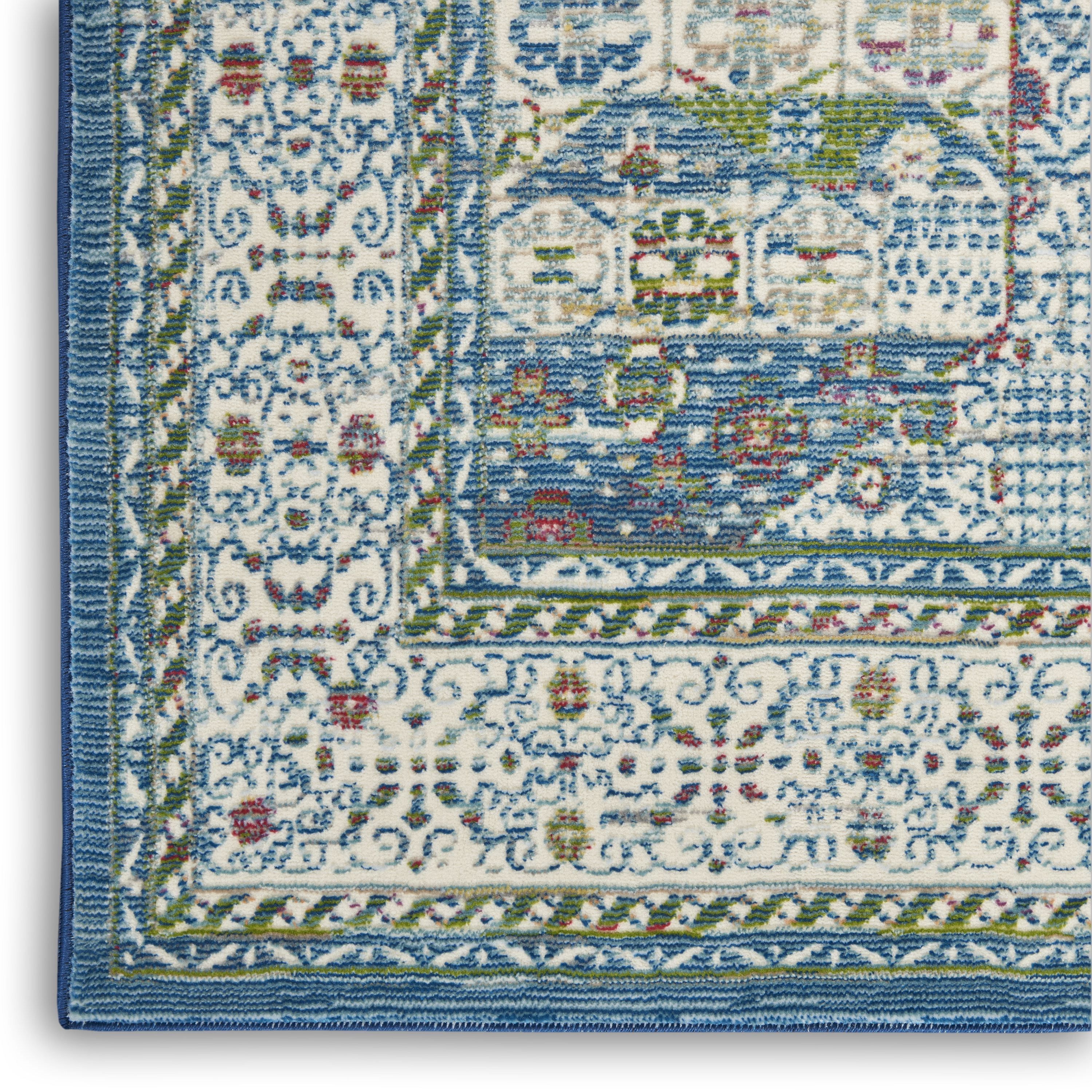 Ankara Global Rug ANR17 Ivory Teal