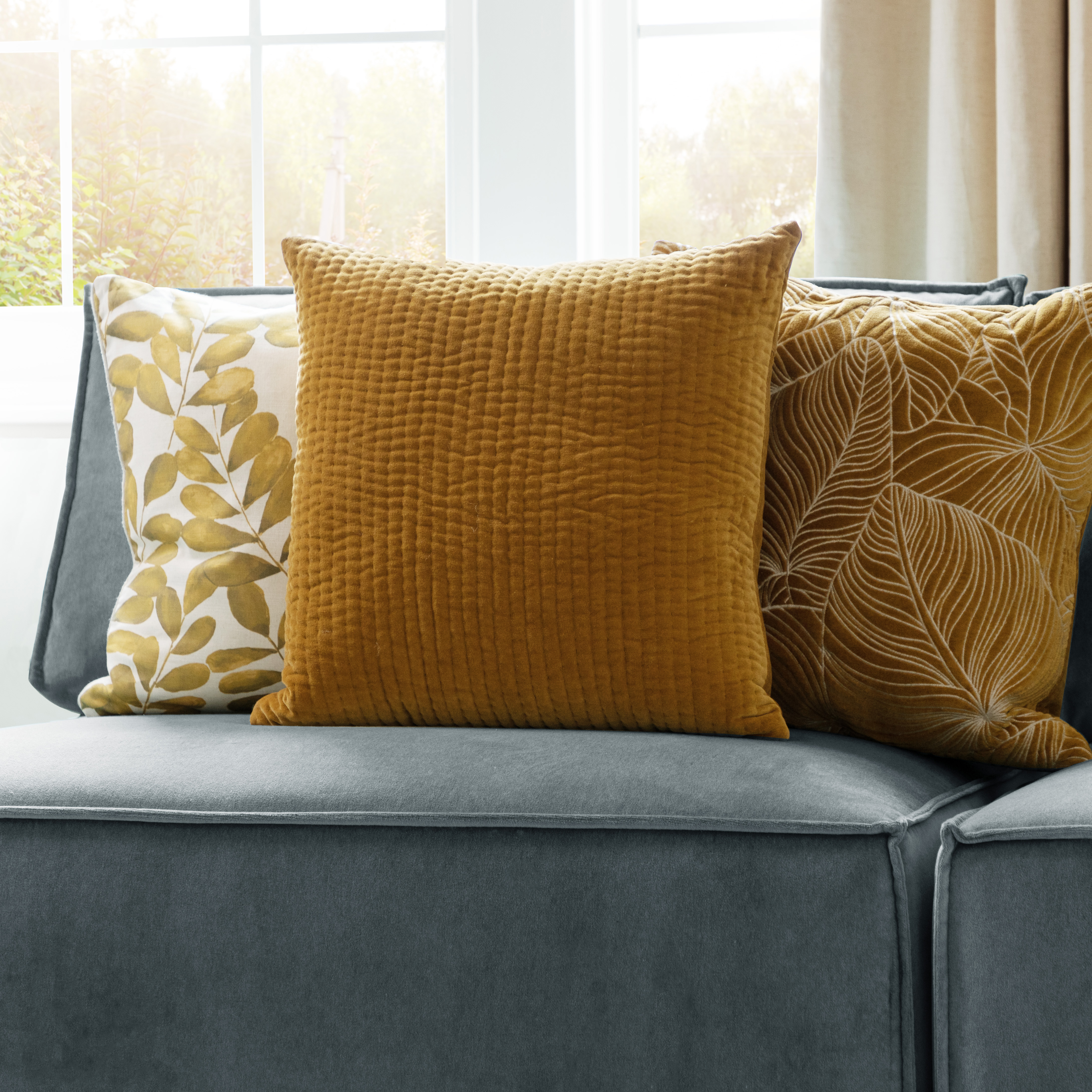Haze Mustard Cushion