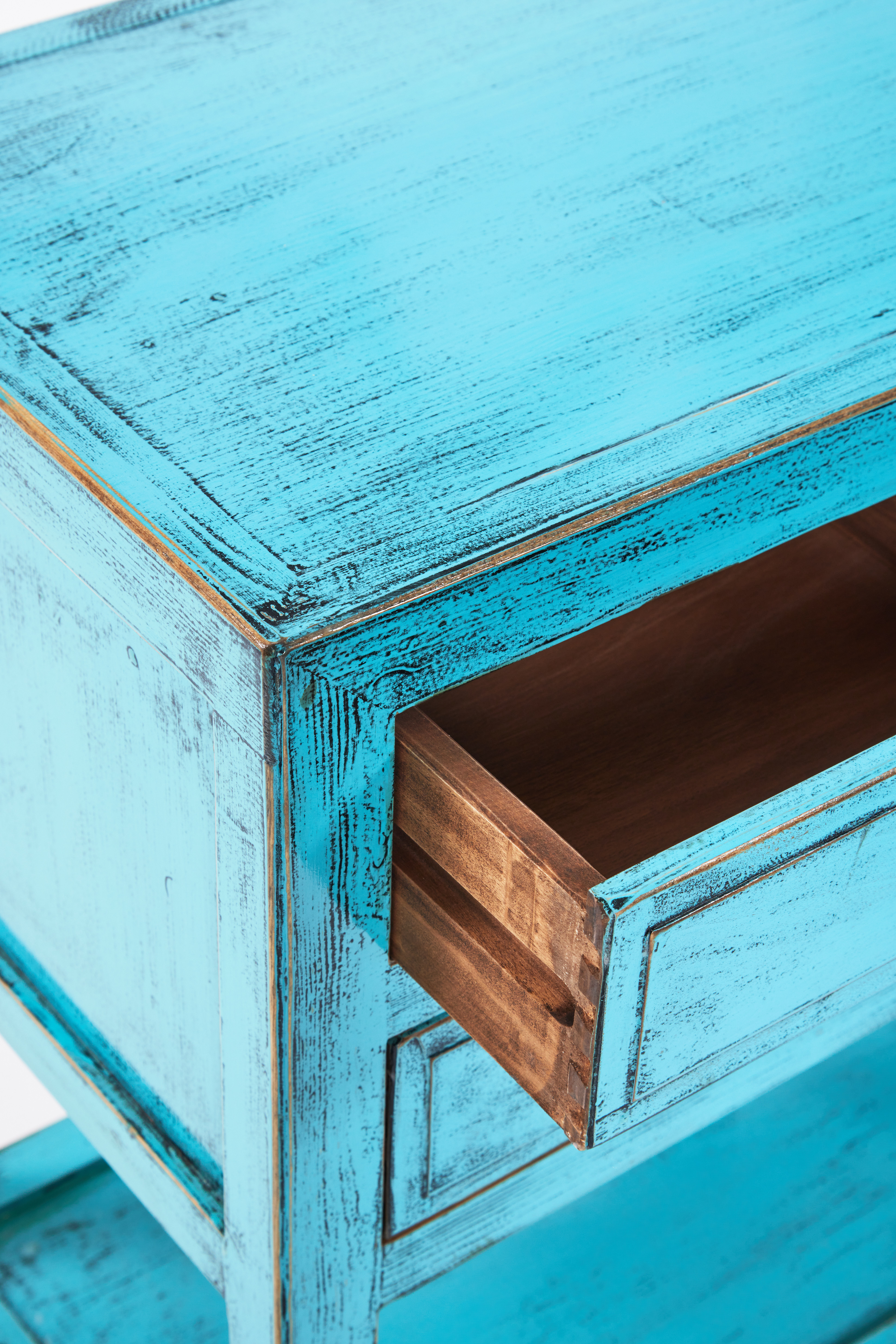 Santorini 9 Drawer Table - Turquoise