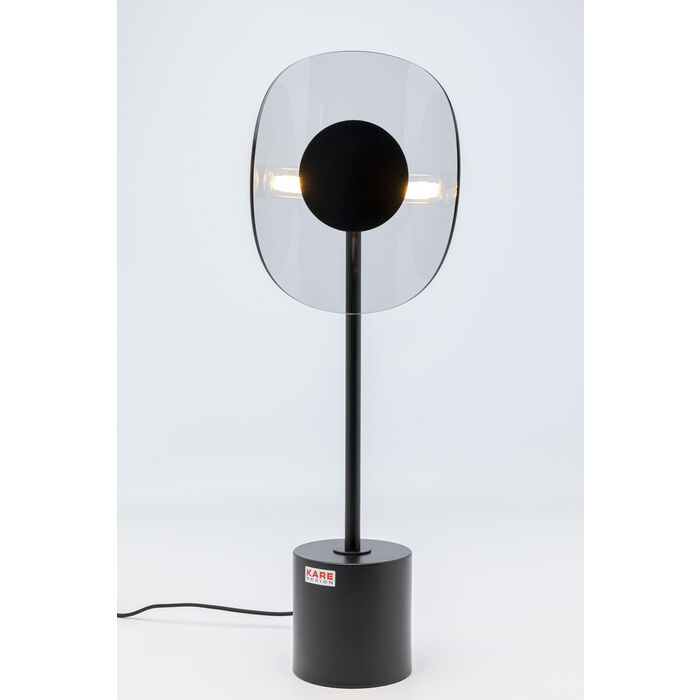Mariposa Black Smoke Table Lamp