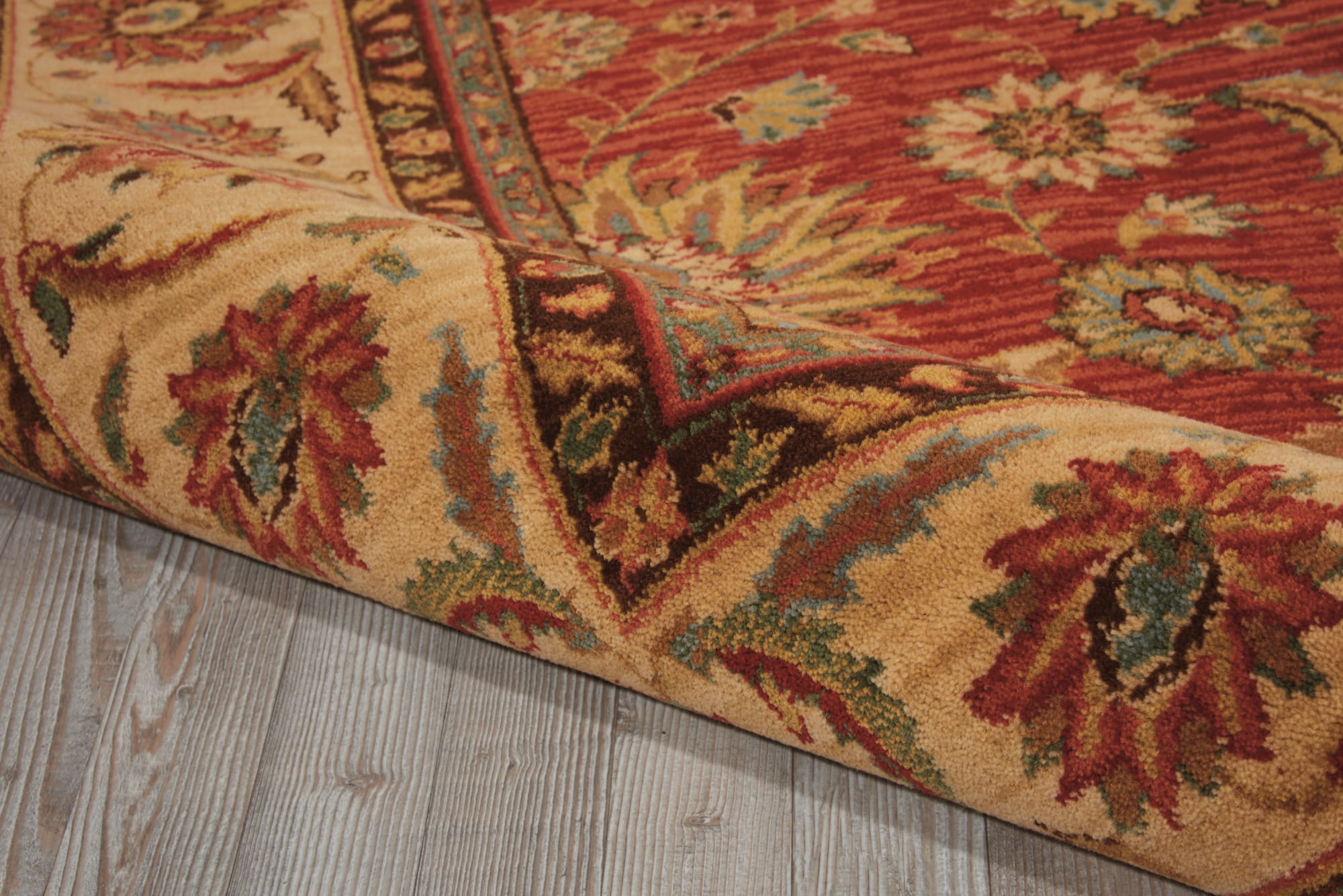 Living Treasures Rug LI05 Rust