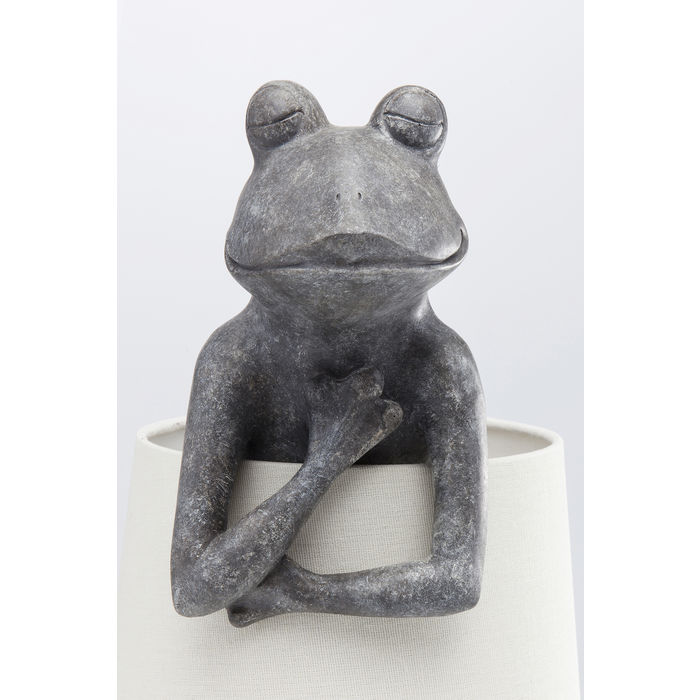 Frog Table Lamp Grey