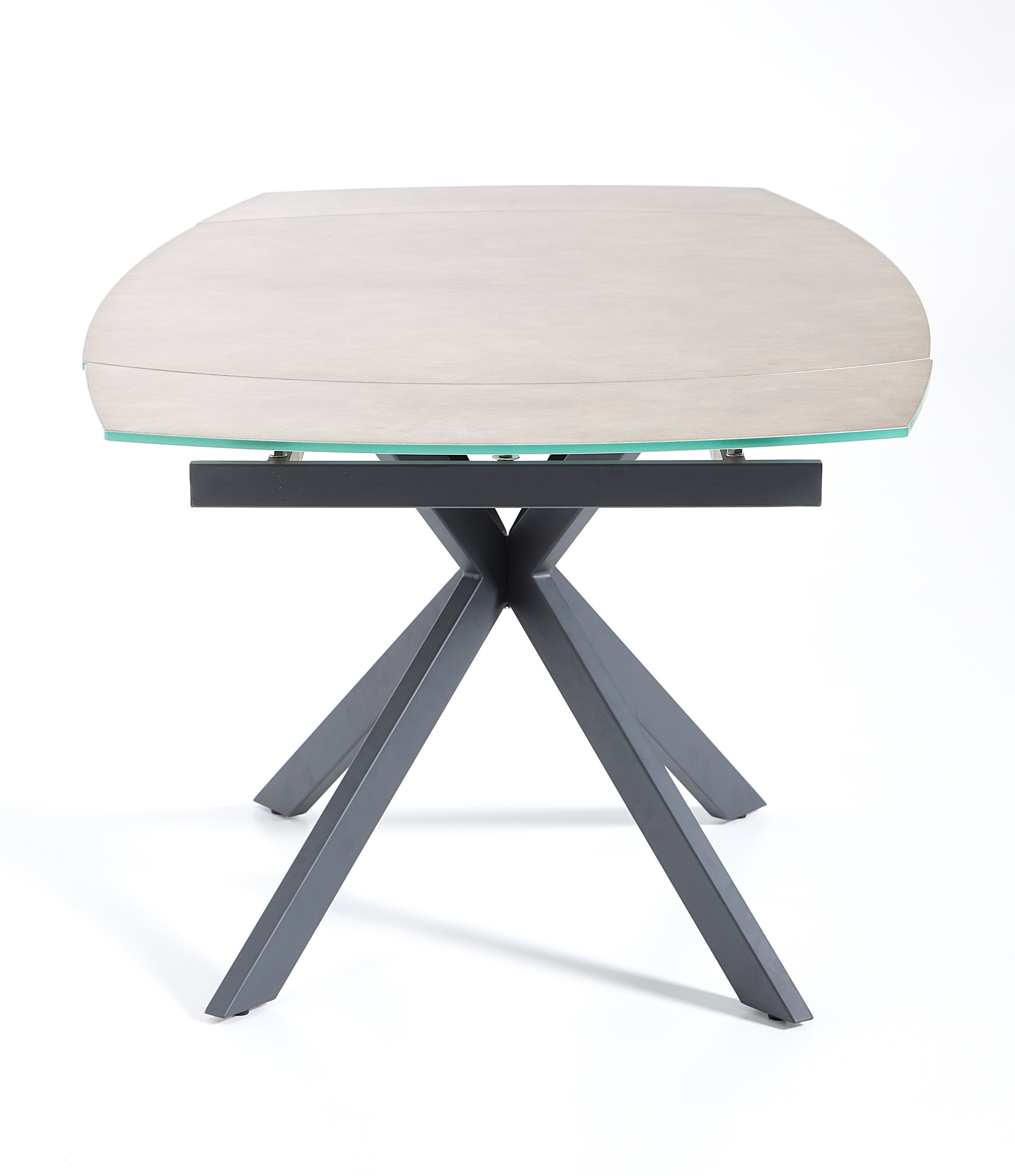 Tietro 140-200cm Extend Dining Table and 4 Teal Carter Dining Chairs - Bundle Deal