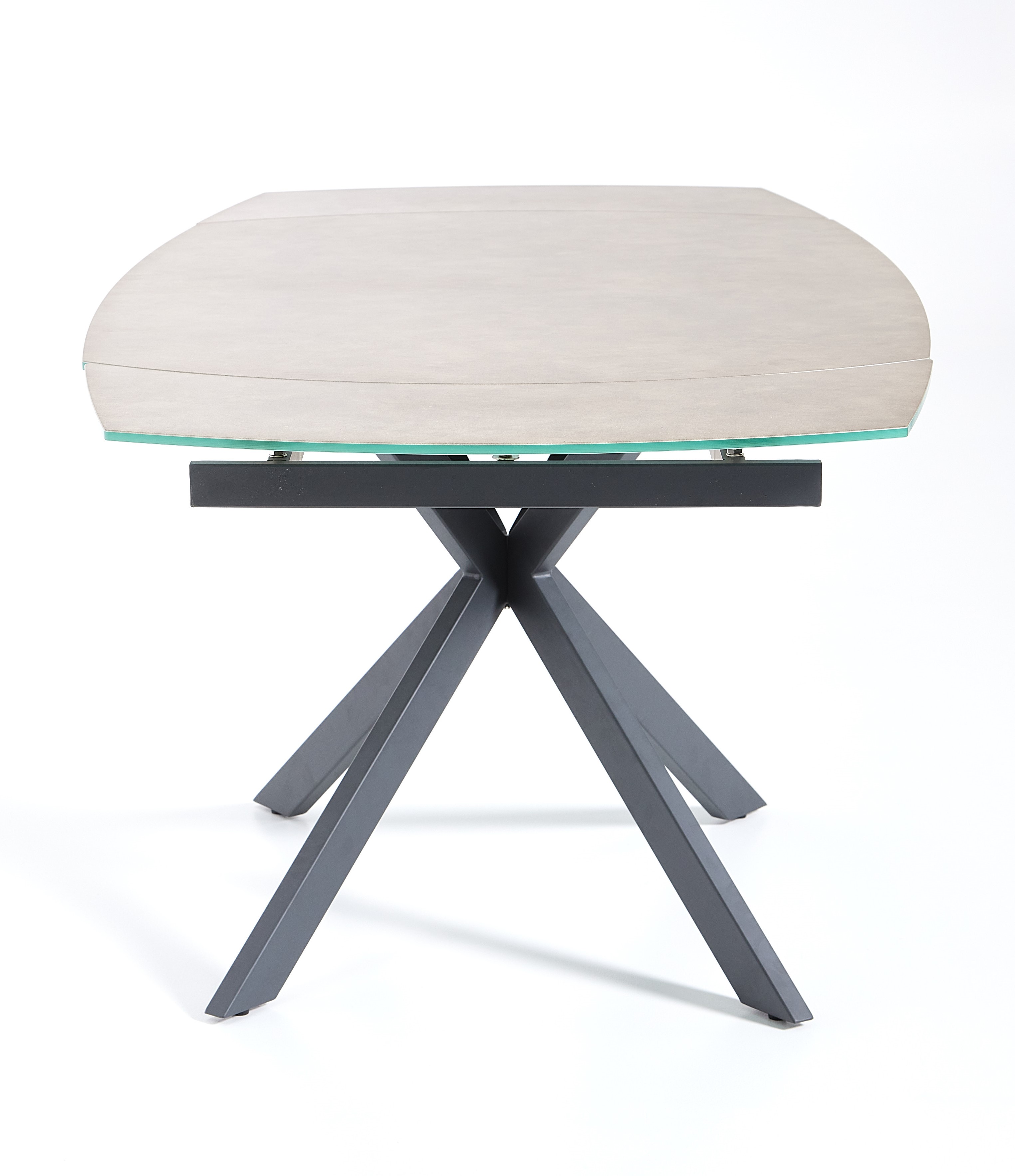 Tietro 140-200cm Extend Dining Table and 4 Grey Carter Dining Chairs - Bundle Deal