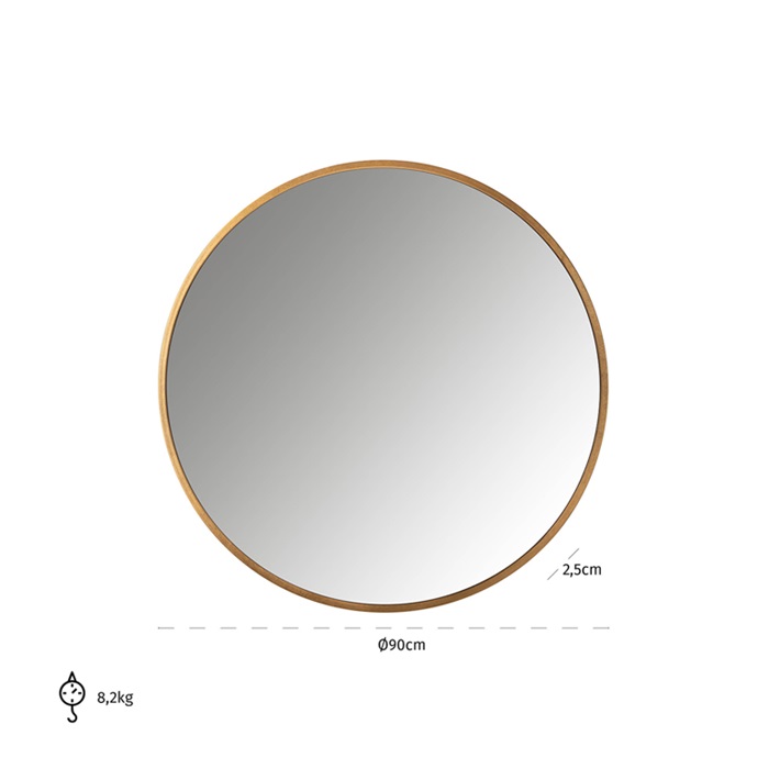 Maesa Gold Mirror