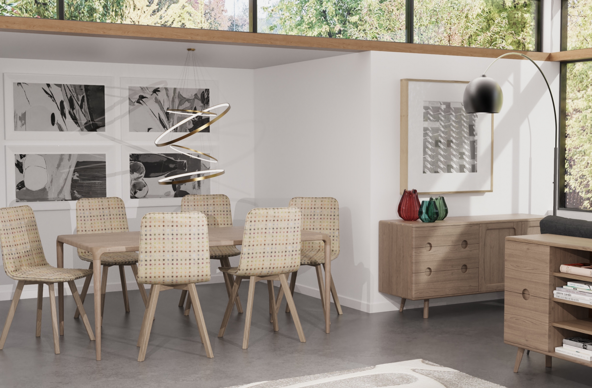 Finn Large Rectangular Dining Table