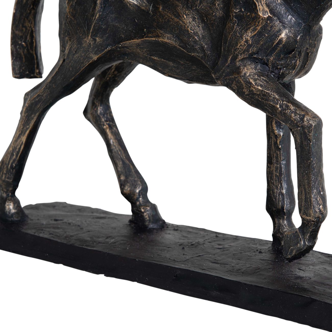 Cubist Bronze Horse Sculpture