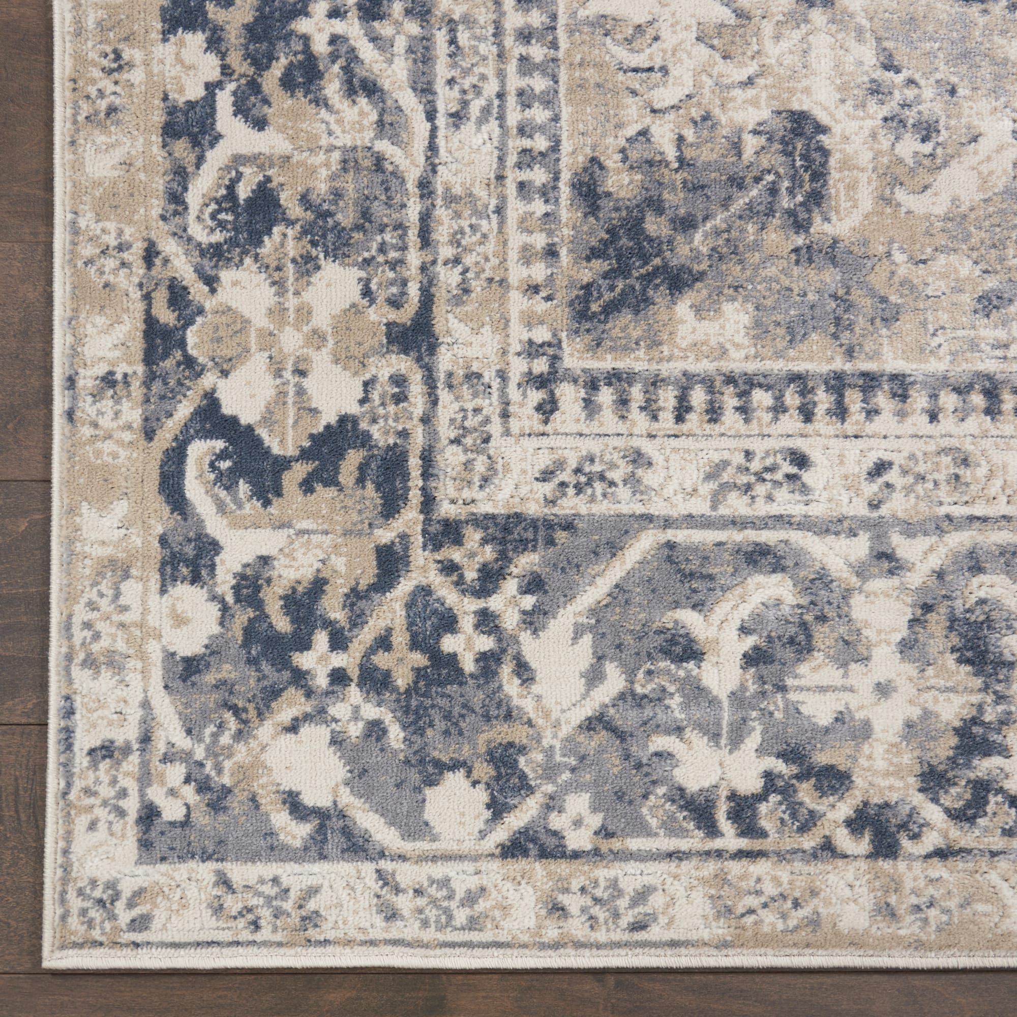 Malta Rug MAI05 Ivory/Blue