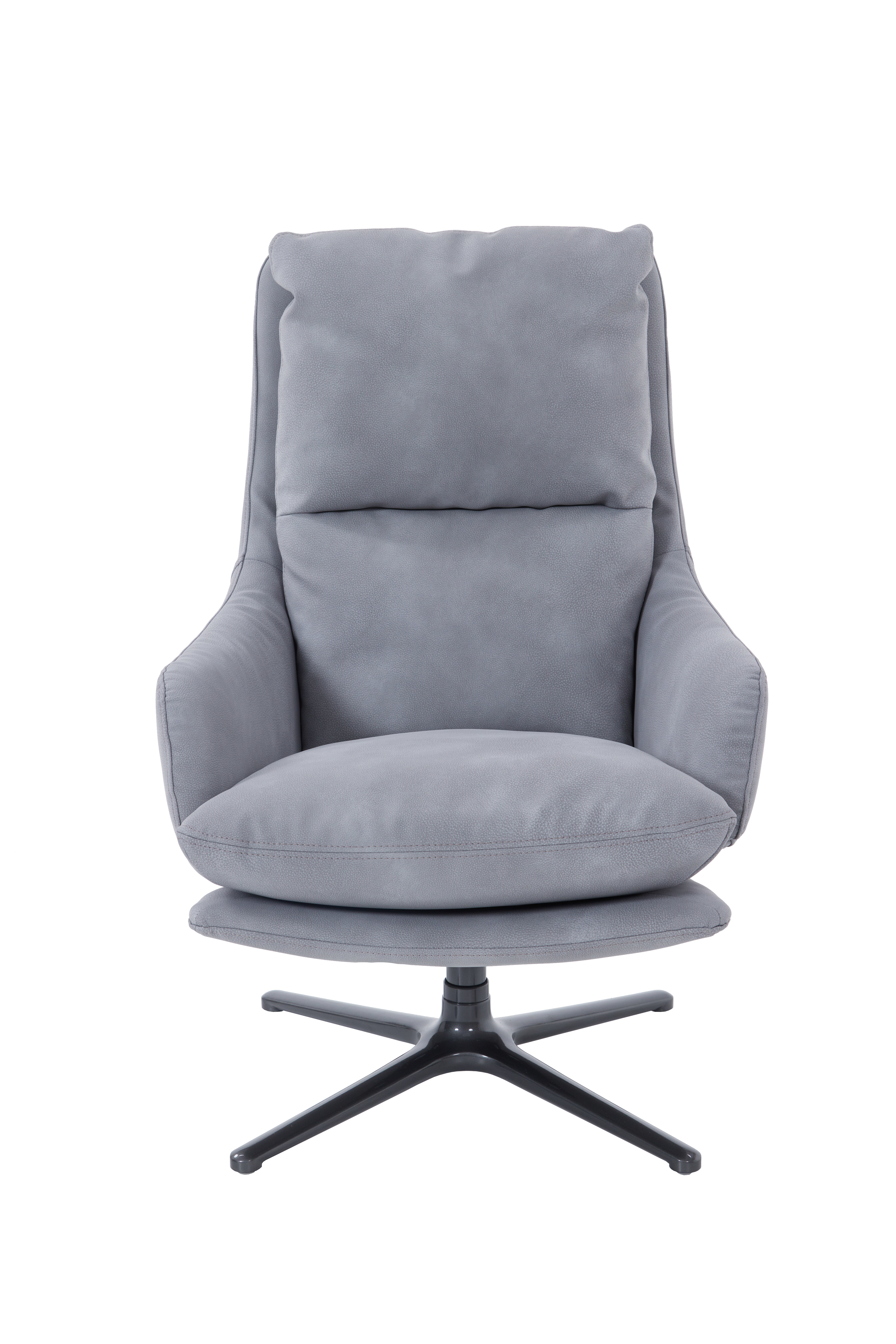 Compton Swivel Chair Silver