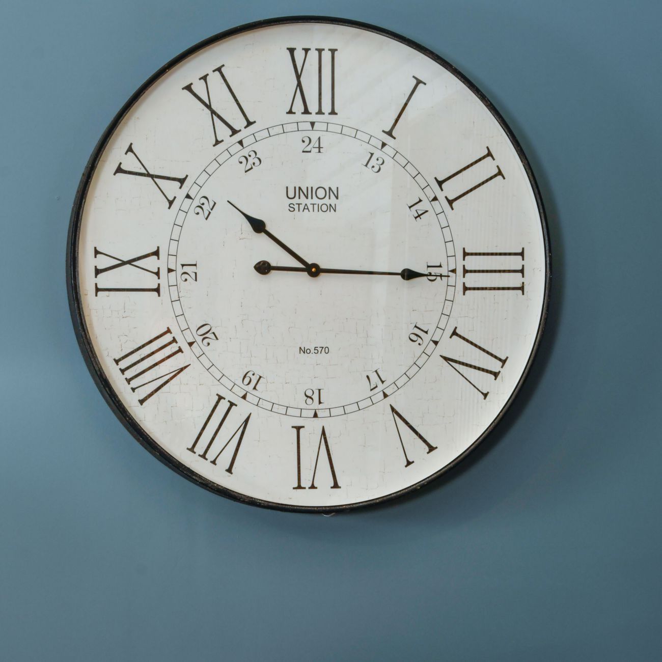 Antique Grey Wall Clock