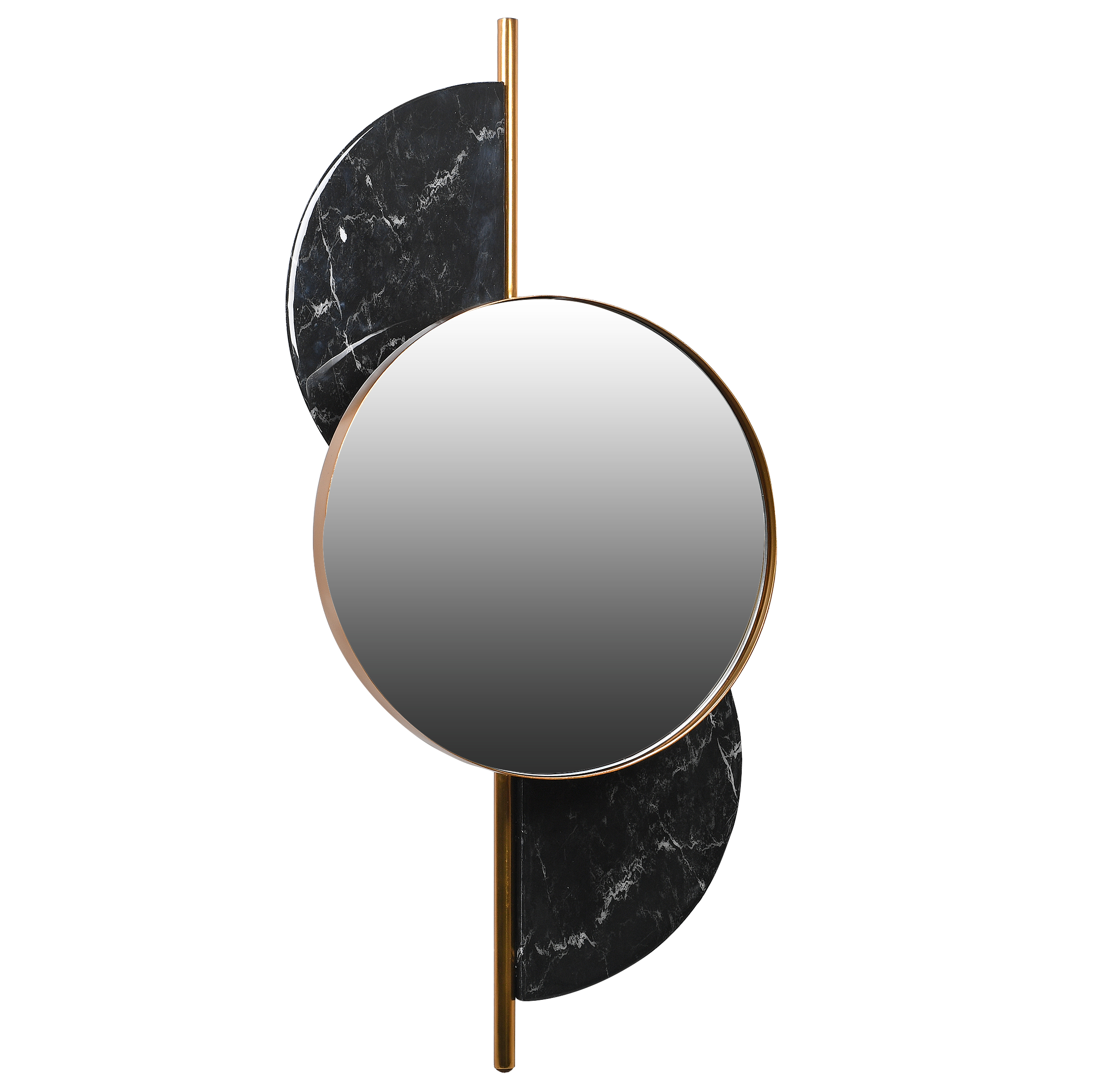 Black/Gold Wall Mirror
