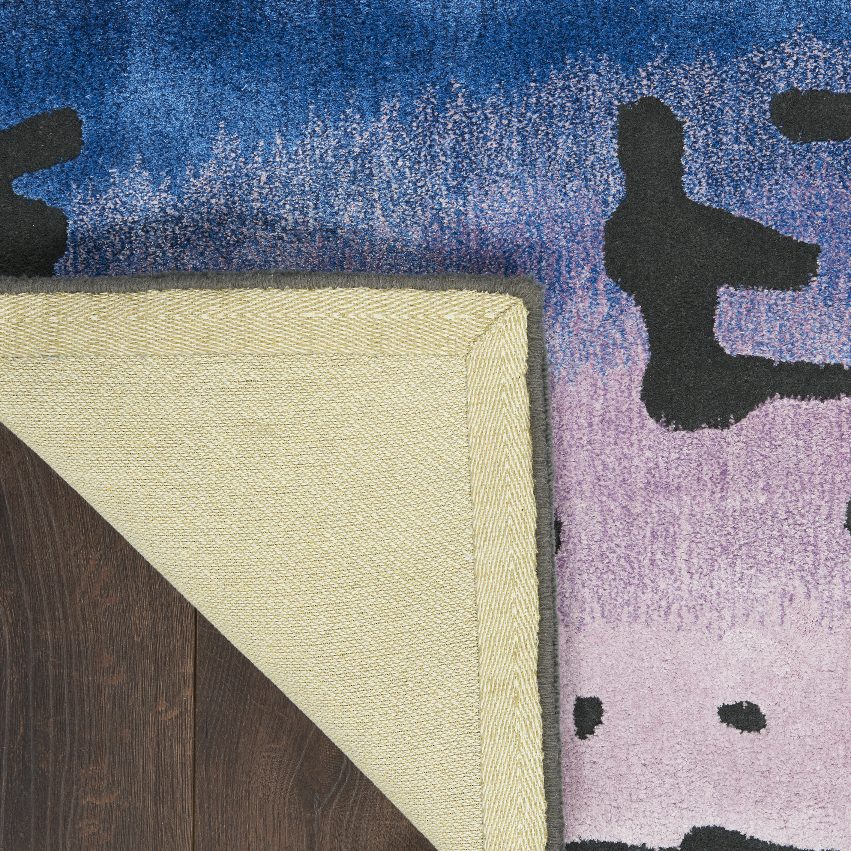Prismatic Rug PRS23 Black Multicolour