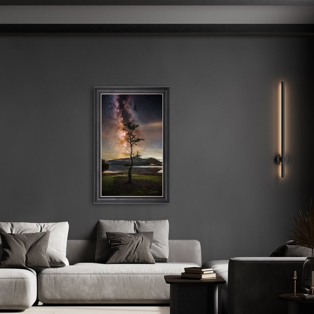 Derwentwater Tree Milky Way Framed Wall Art