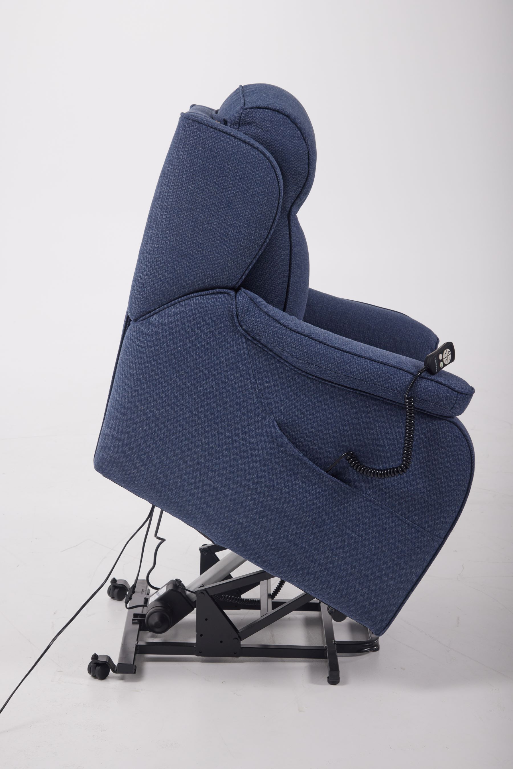 Parker Knoll Boston Rise and Recline Armchair Farland Navy
