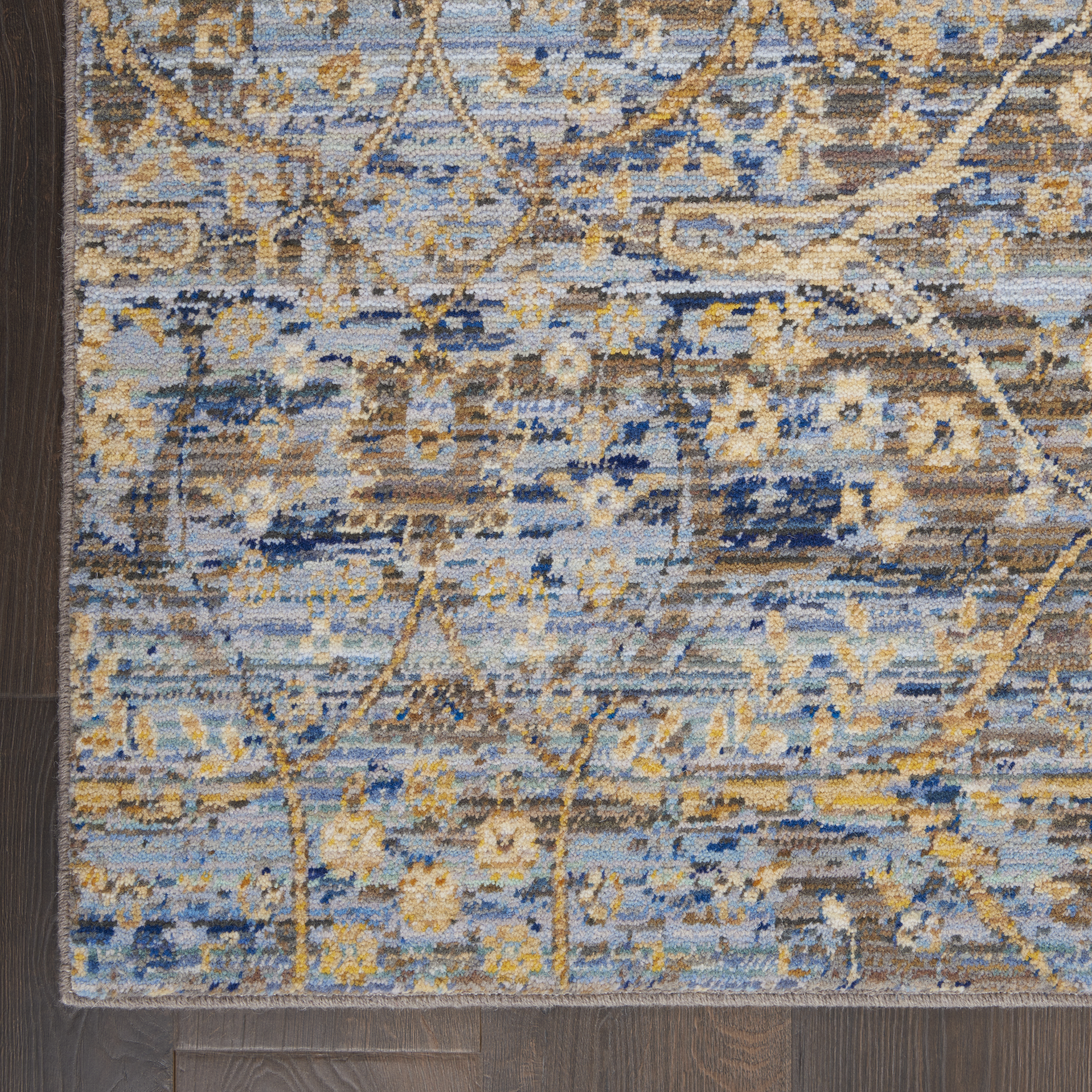 Majestic Beige Blue Rug