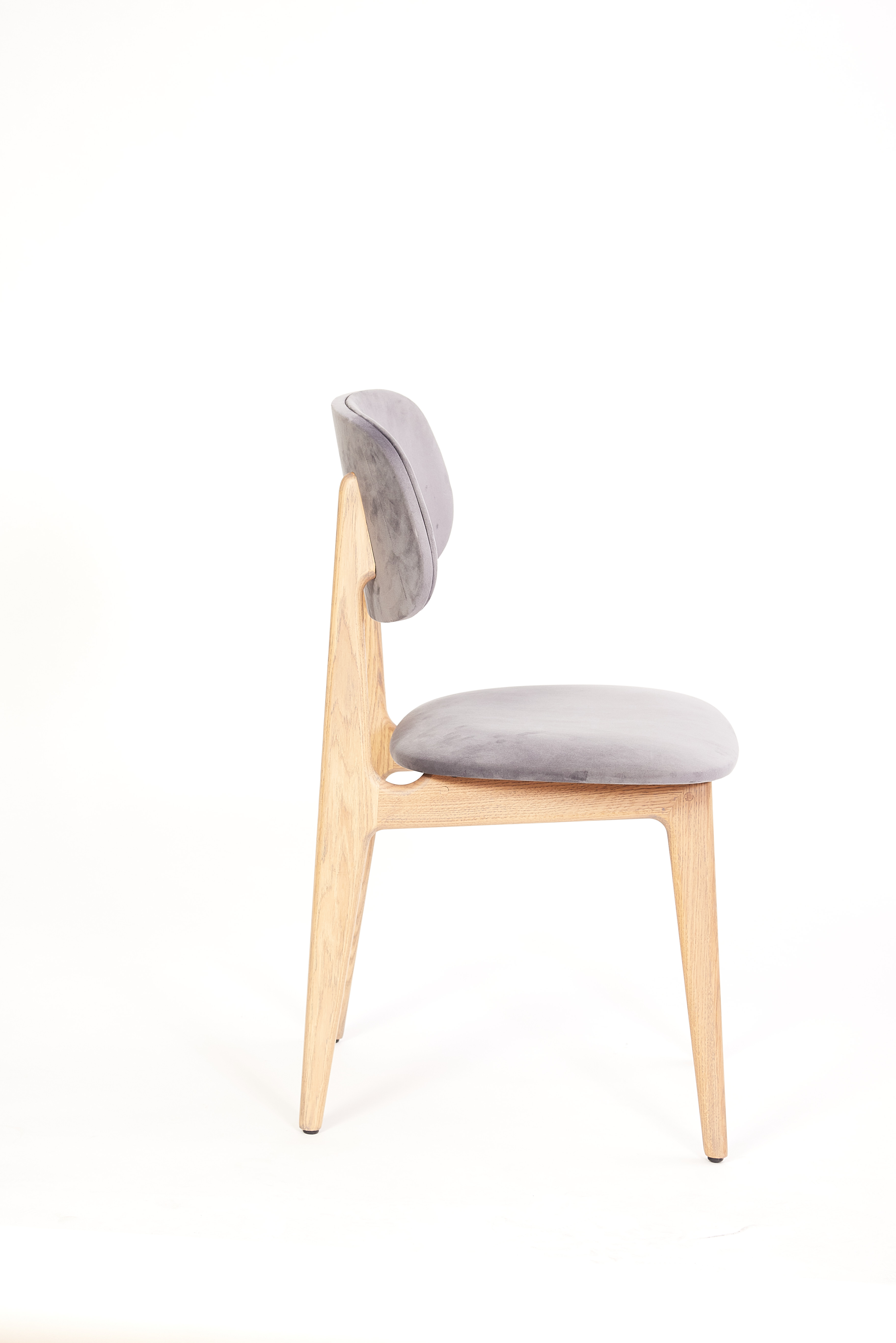 Hugo Granite Velvet Dining Chair