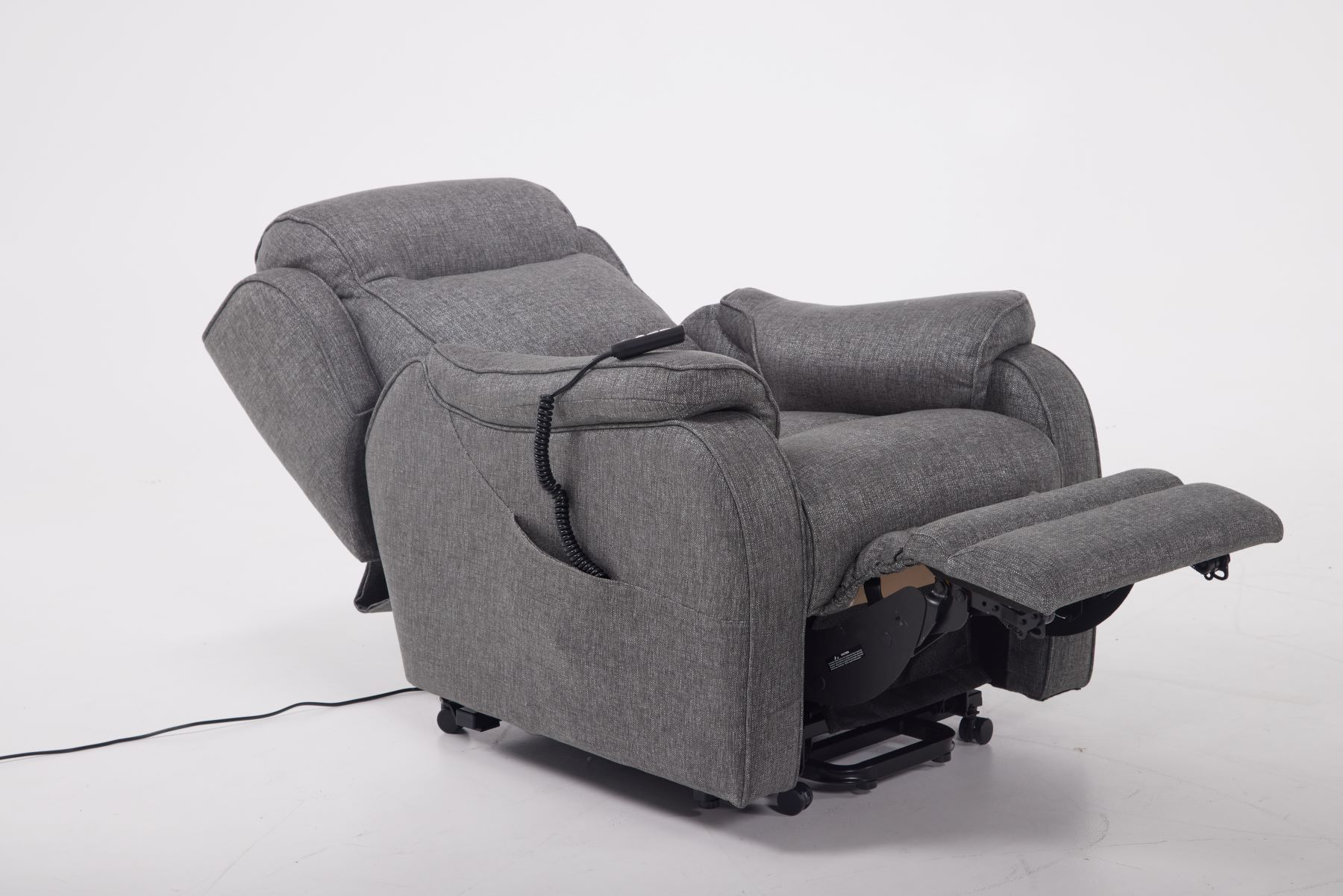 Parker Knoll Boston Rise and Recline Armchair Catrin Charcoal