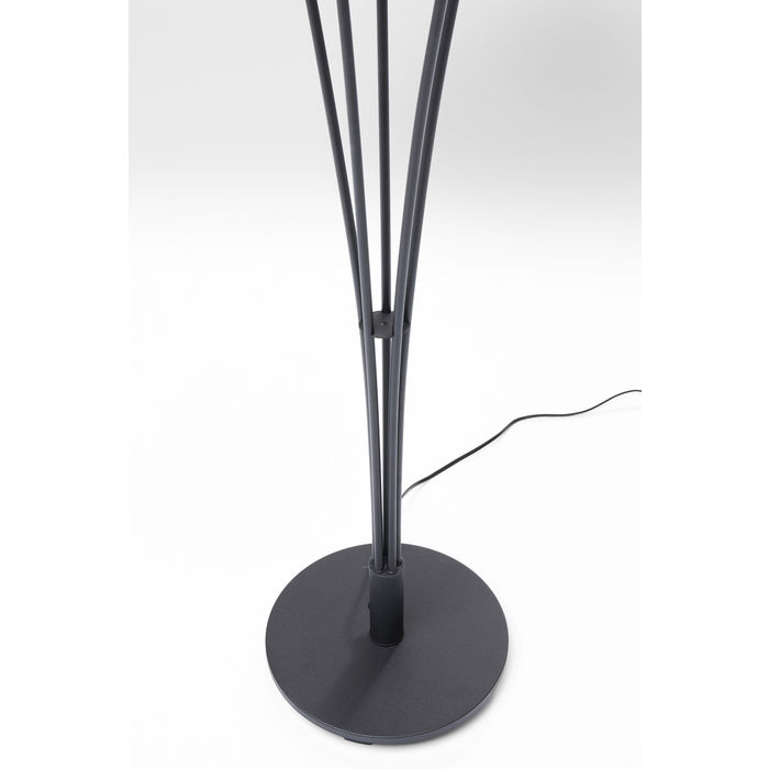 Matt Black Five Balls Floor Lamp