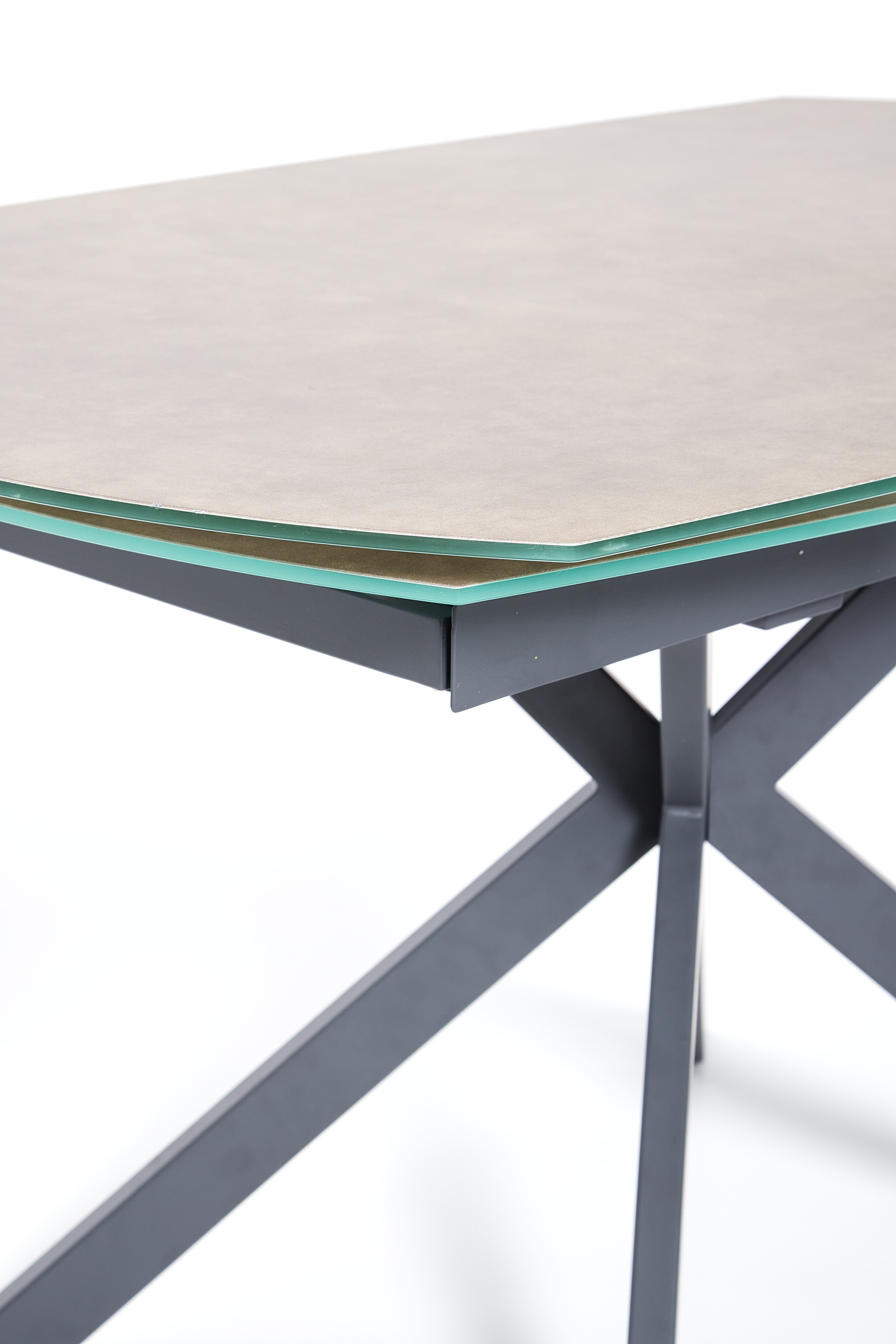 Tietro 140-200cm Extend Dining Table and 4 Teal Carter Dining Chairs - Bundle Deal