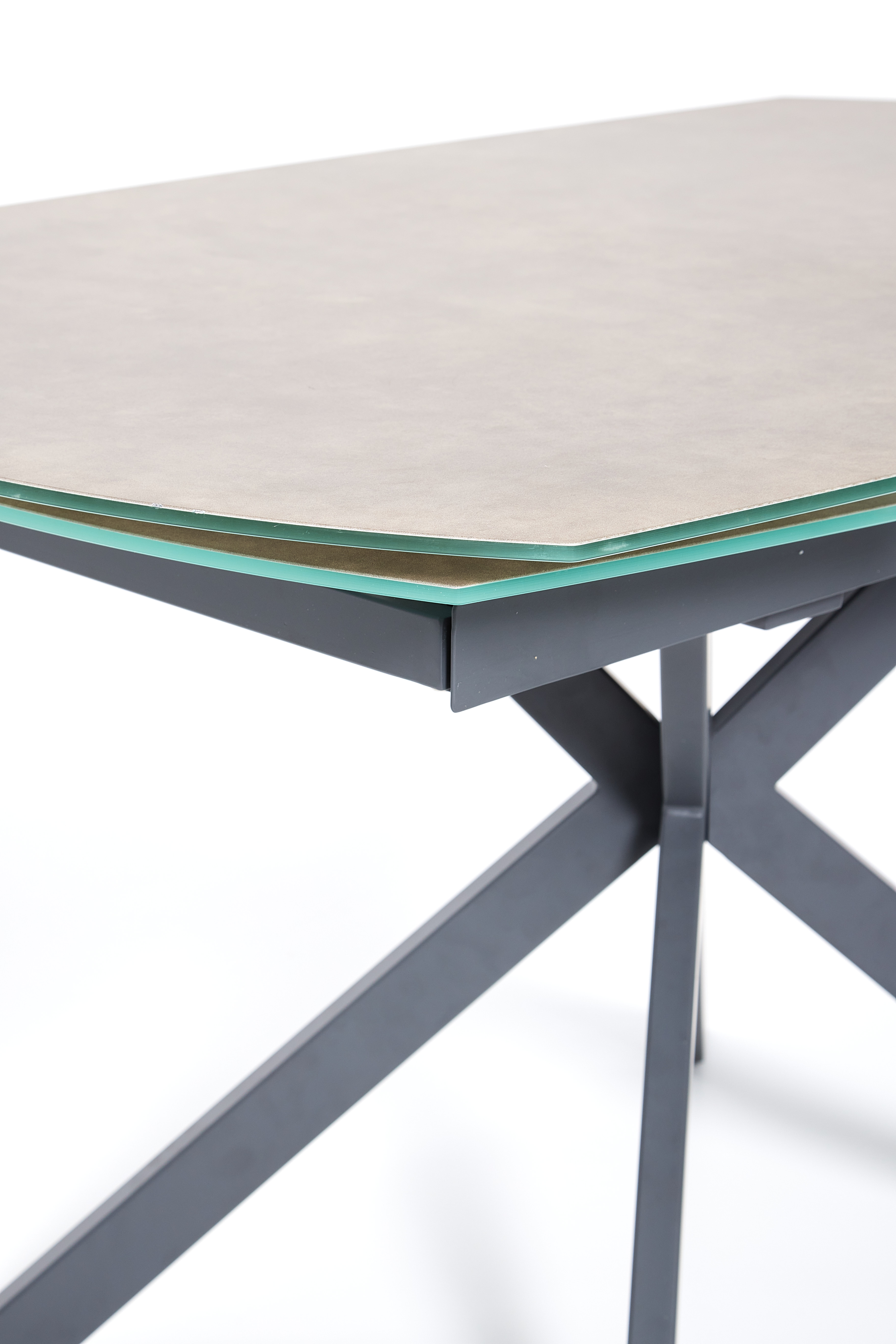 Tietro 140-200cm Extend Dining Table and 4 Grey Carter Dining Chairs - Bundle Deal
