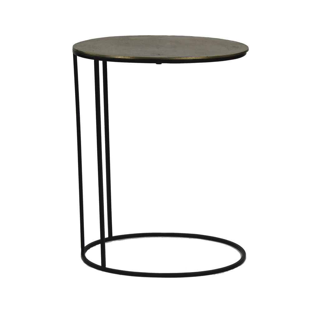 Paso Brass Side Table