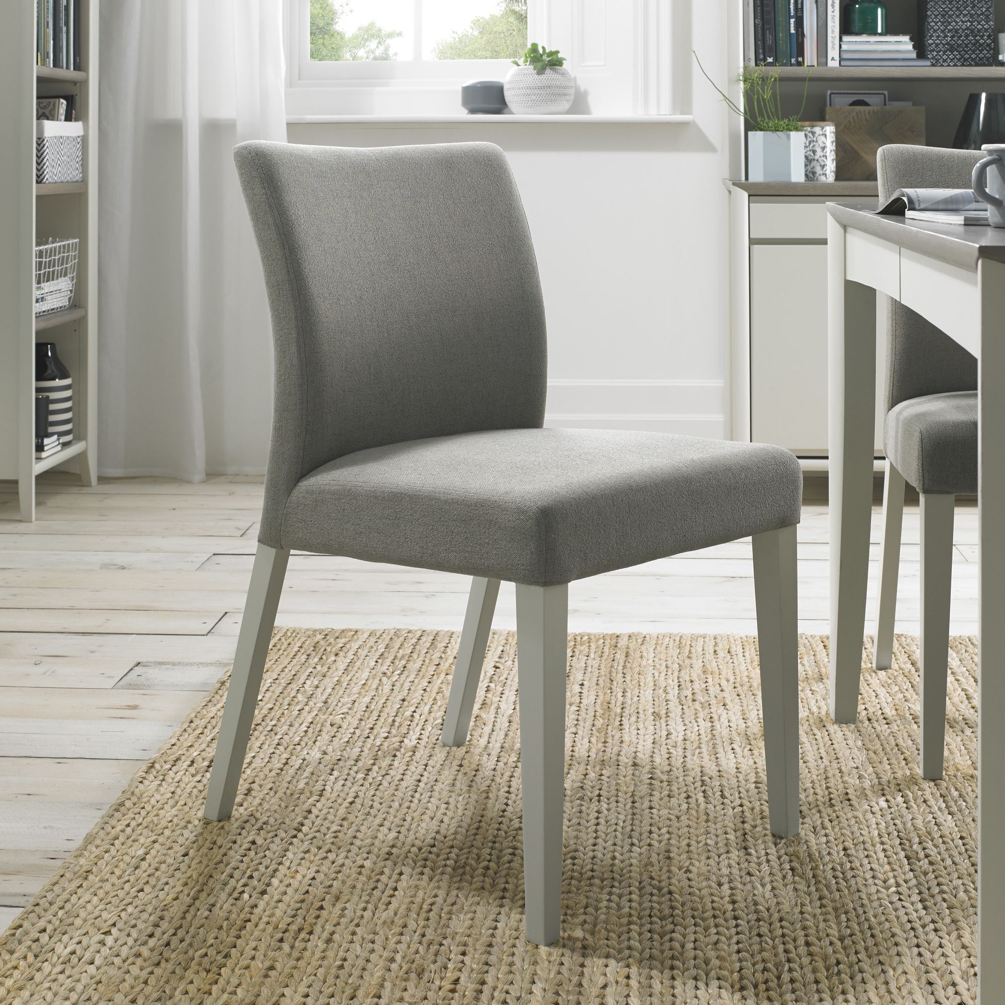 Oakley Grey Upholstered Grey Chair