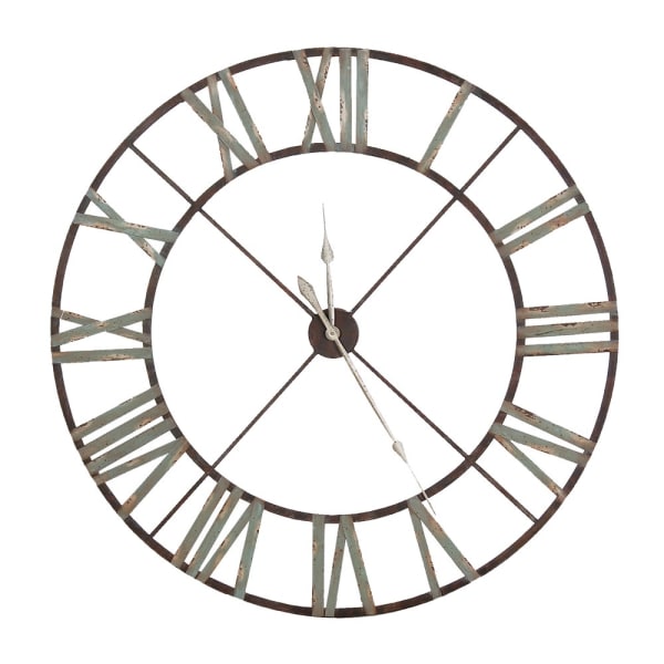 Aged Iron Wrought Clock