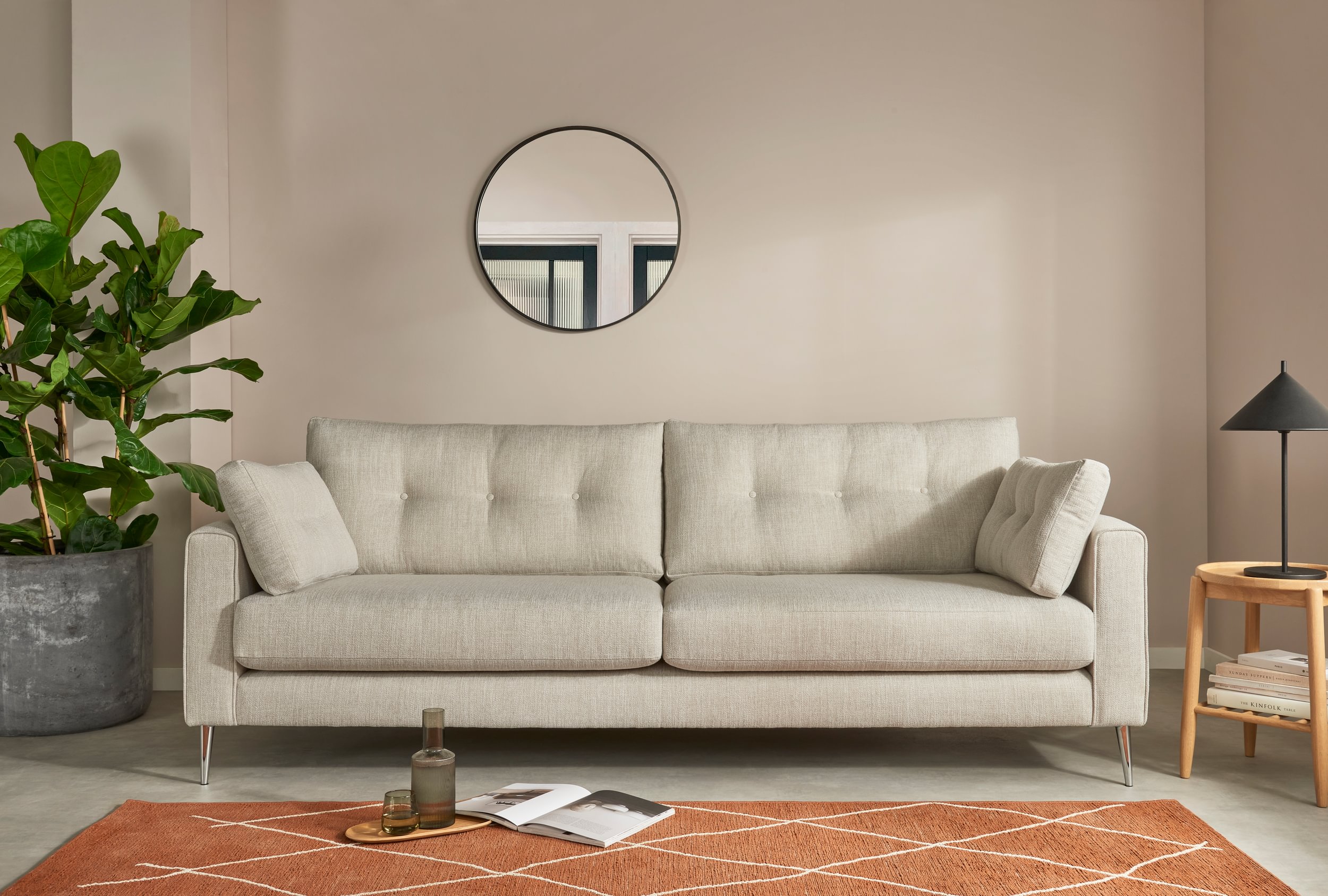 Bari Capital 3 Seater Sofa