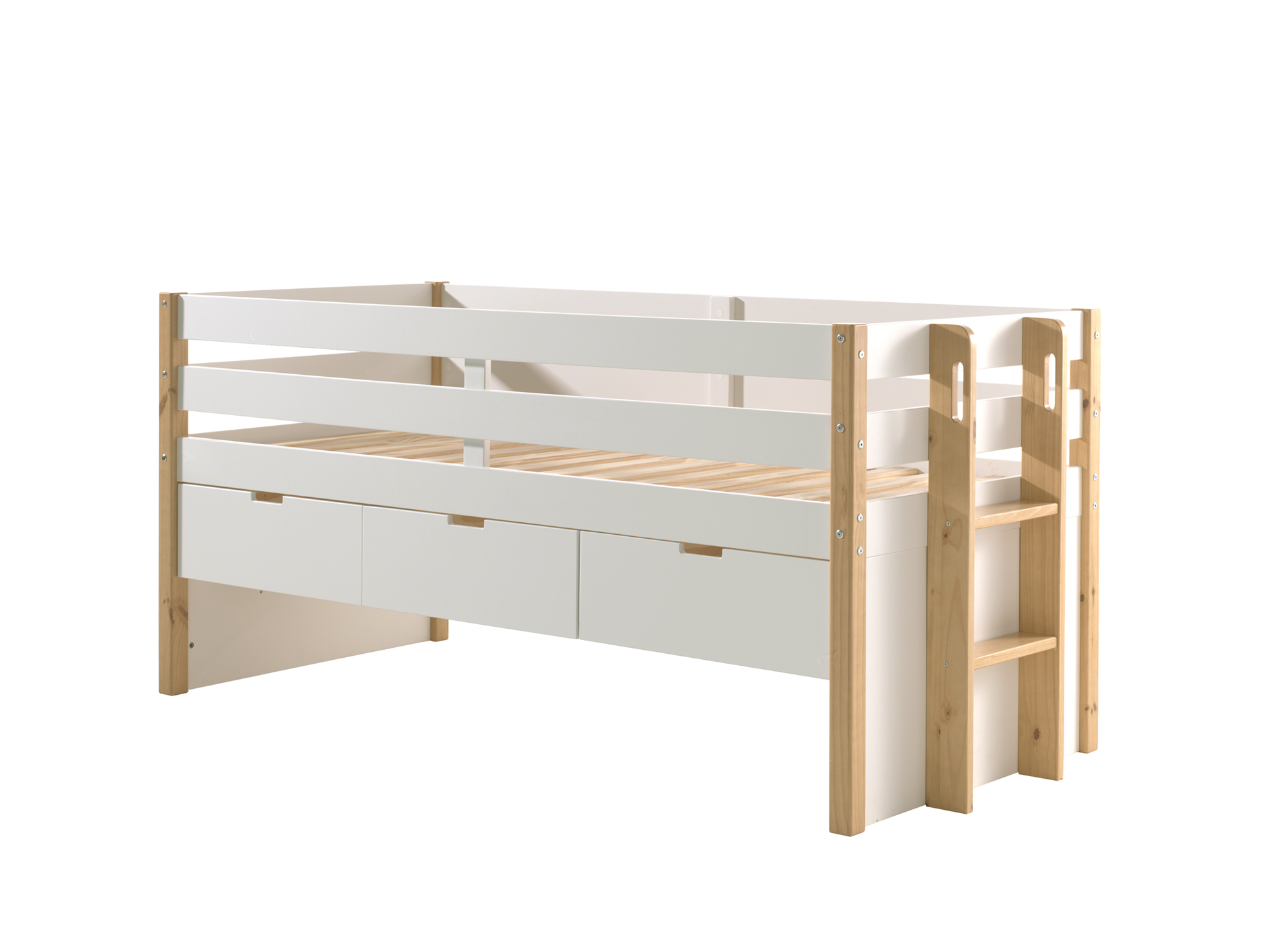 Emerson Captain Bed White