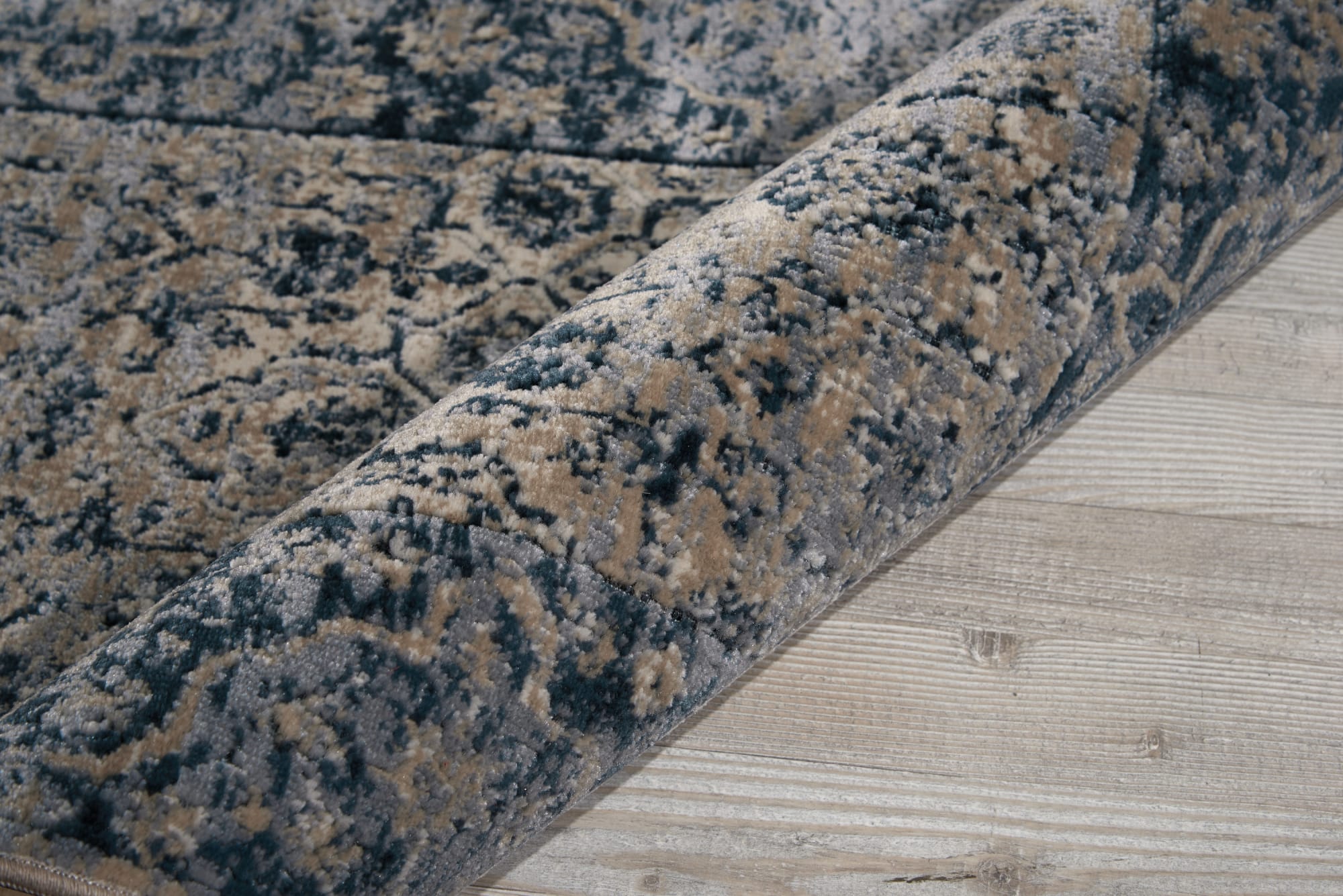 Malta Rug MAI04 Ivory/Blue