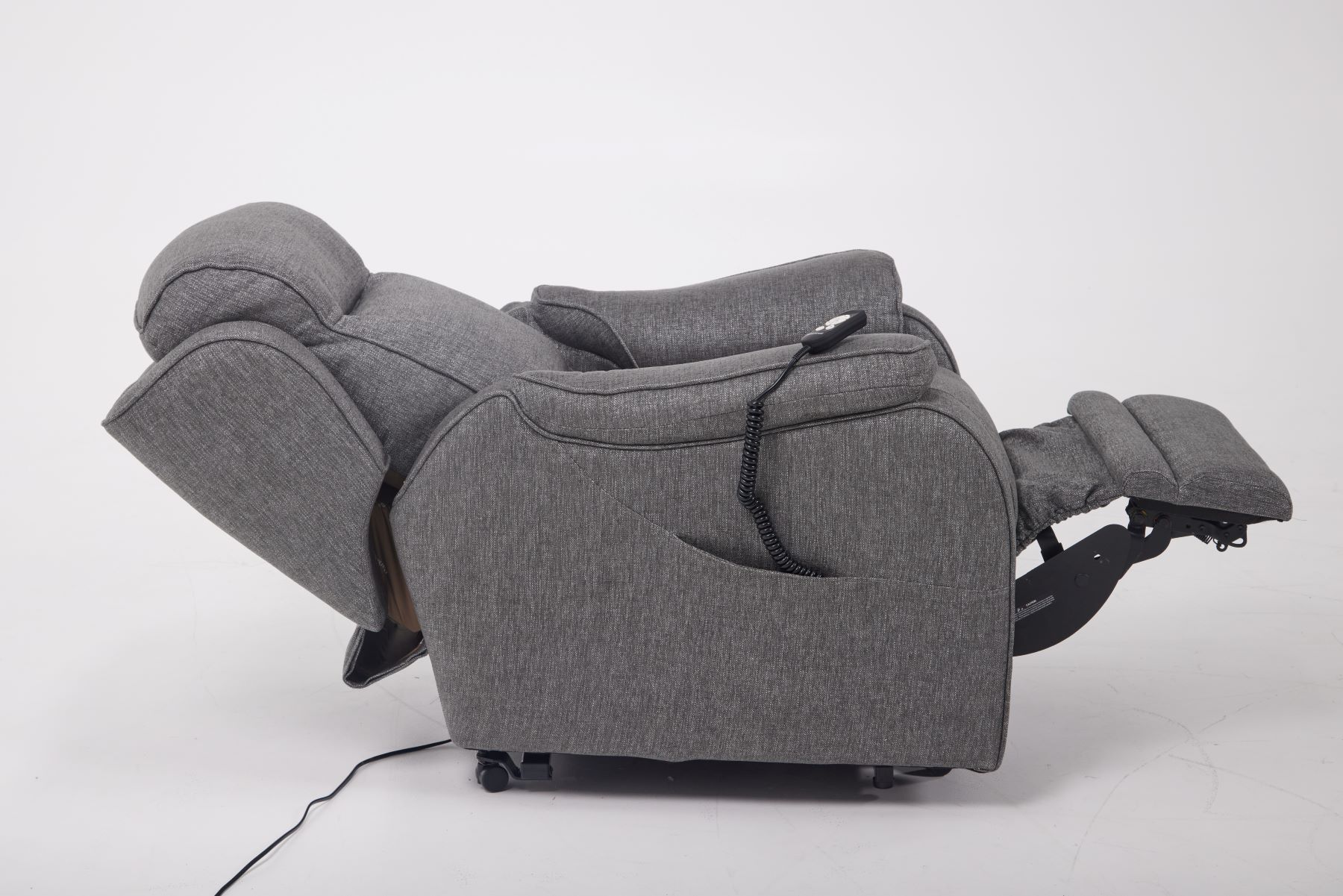 Parker Knoll Boston Rise and Recline Armchair Catrin Charcoal