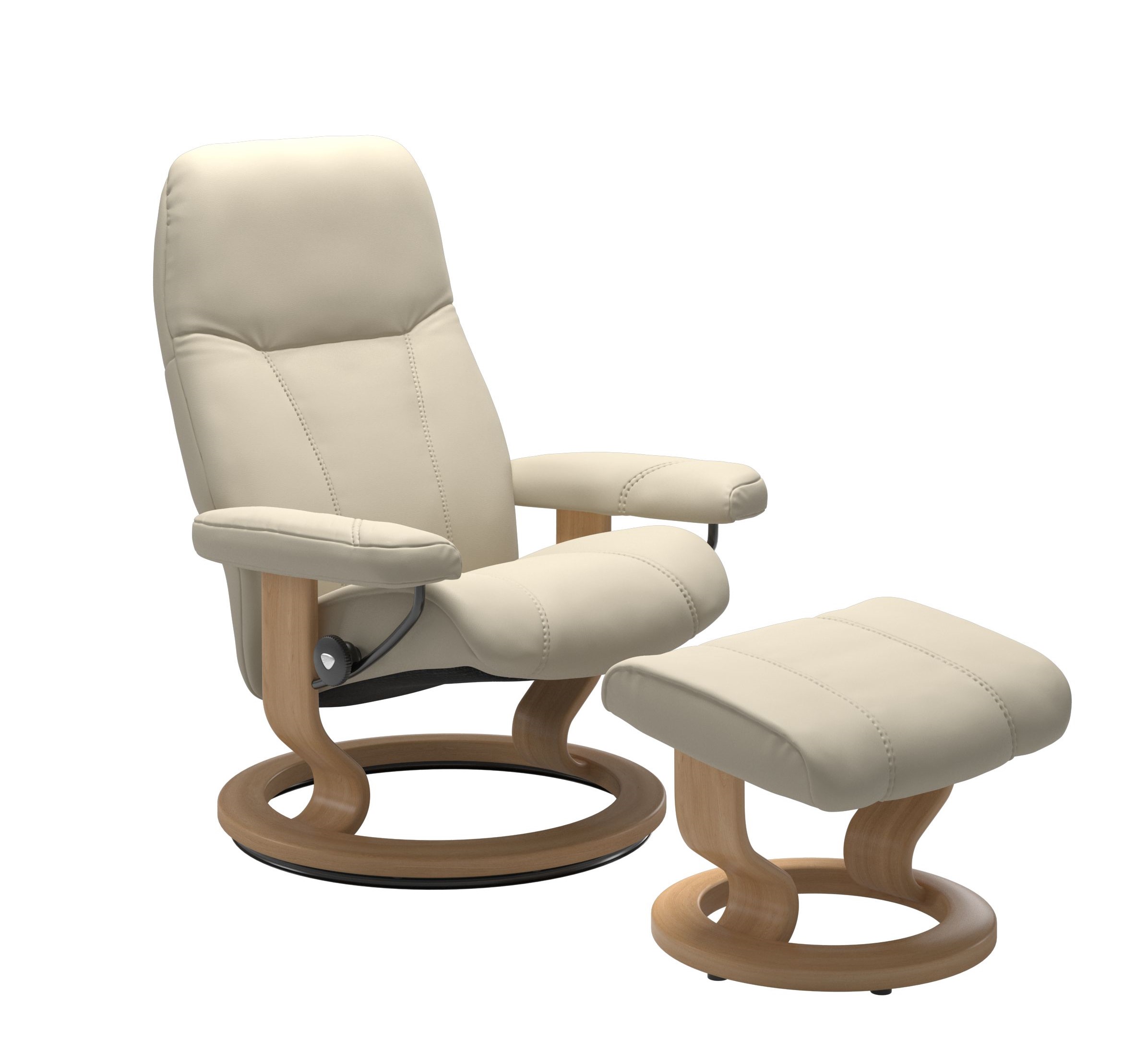 Stressless Consul Cream Large Recliner Chair