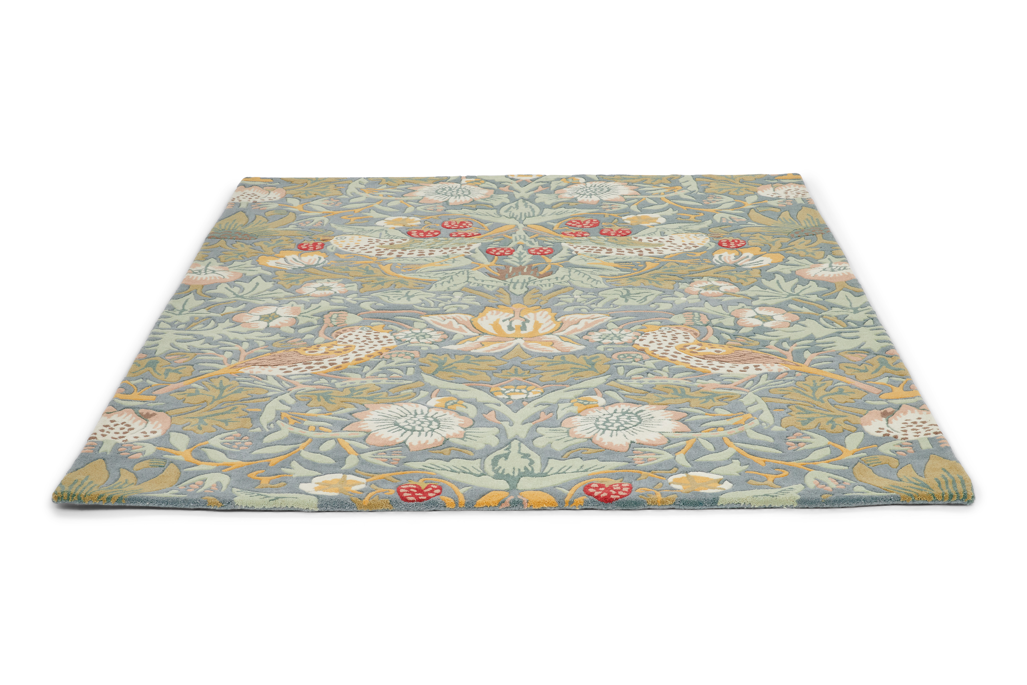 Strawberry Thief Rug Slate