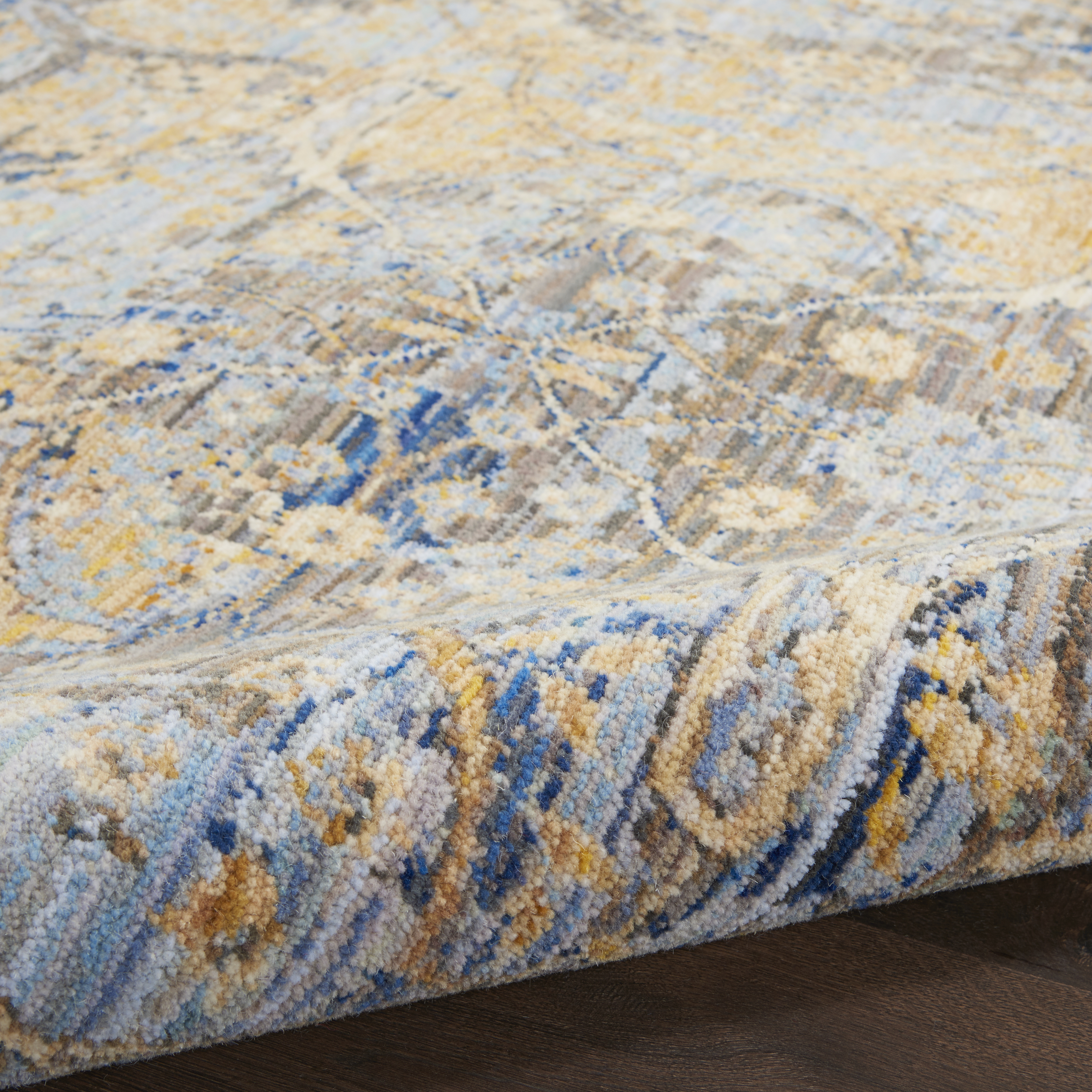 Majestic Beige Blue Rug