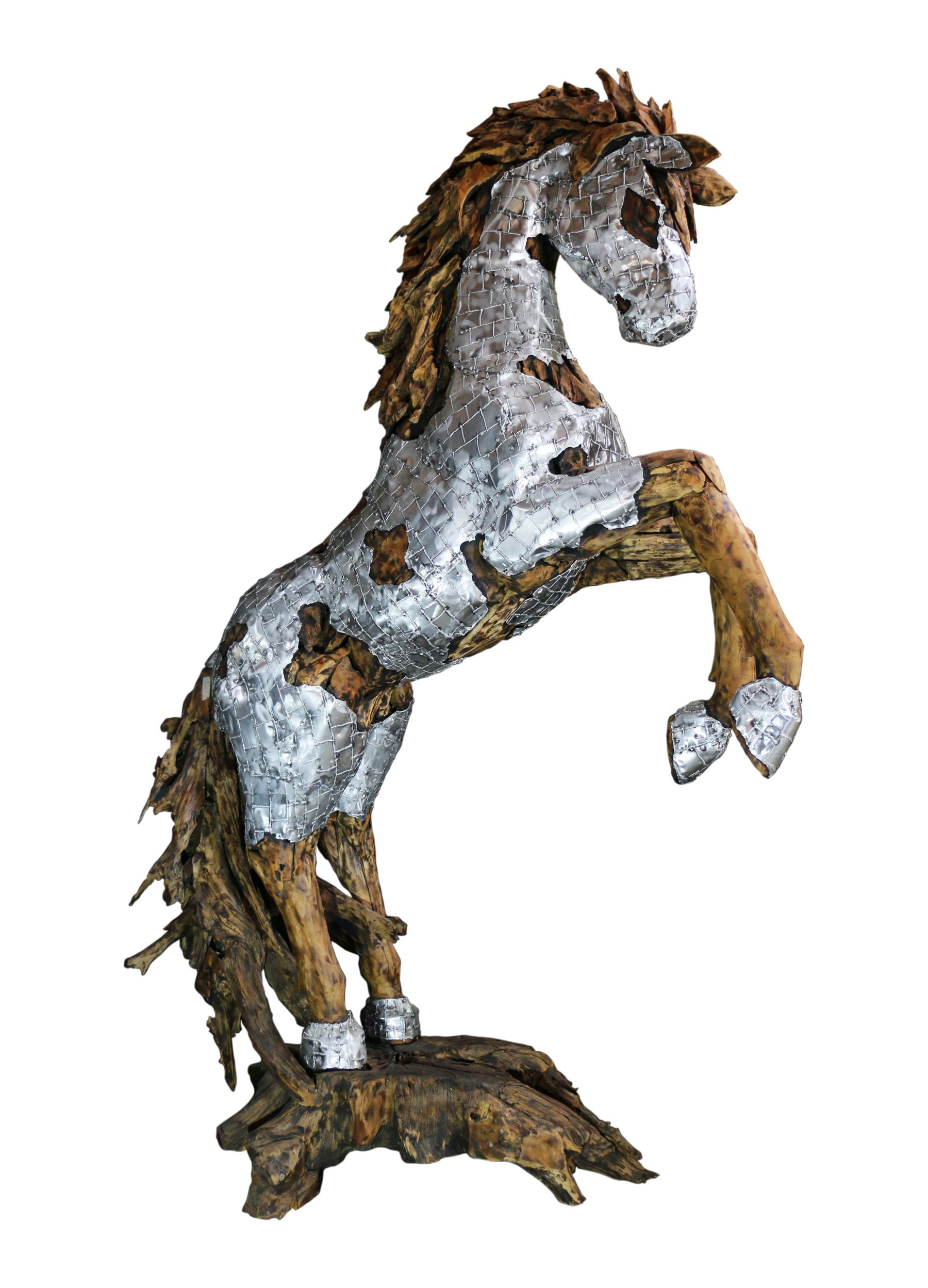 Mustang Horse Sculpture