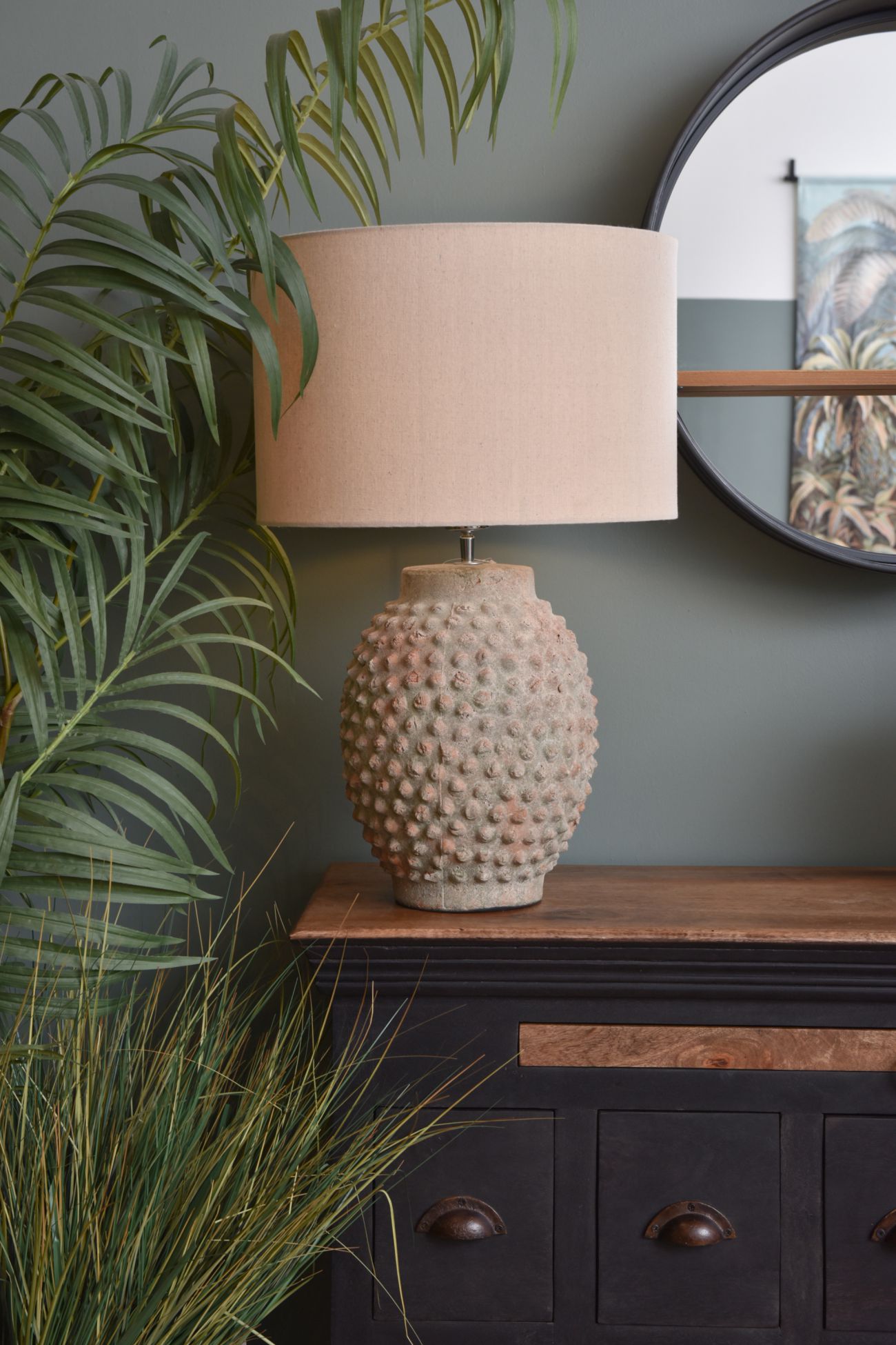 Remus Terracotta Table Lamp