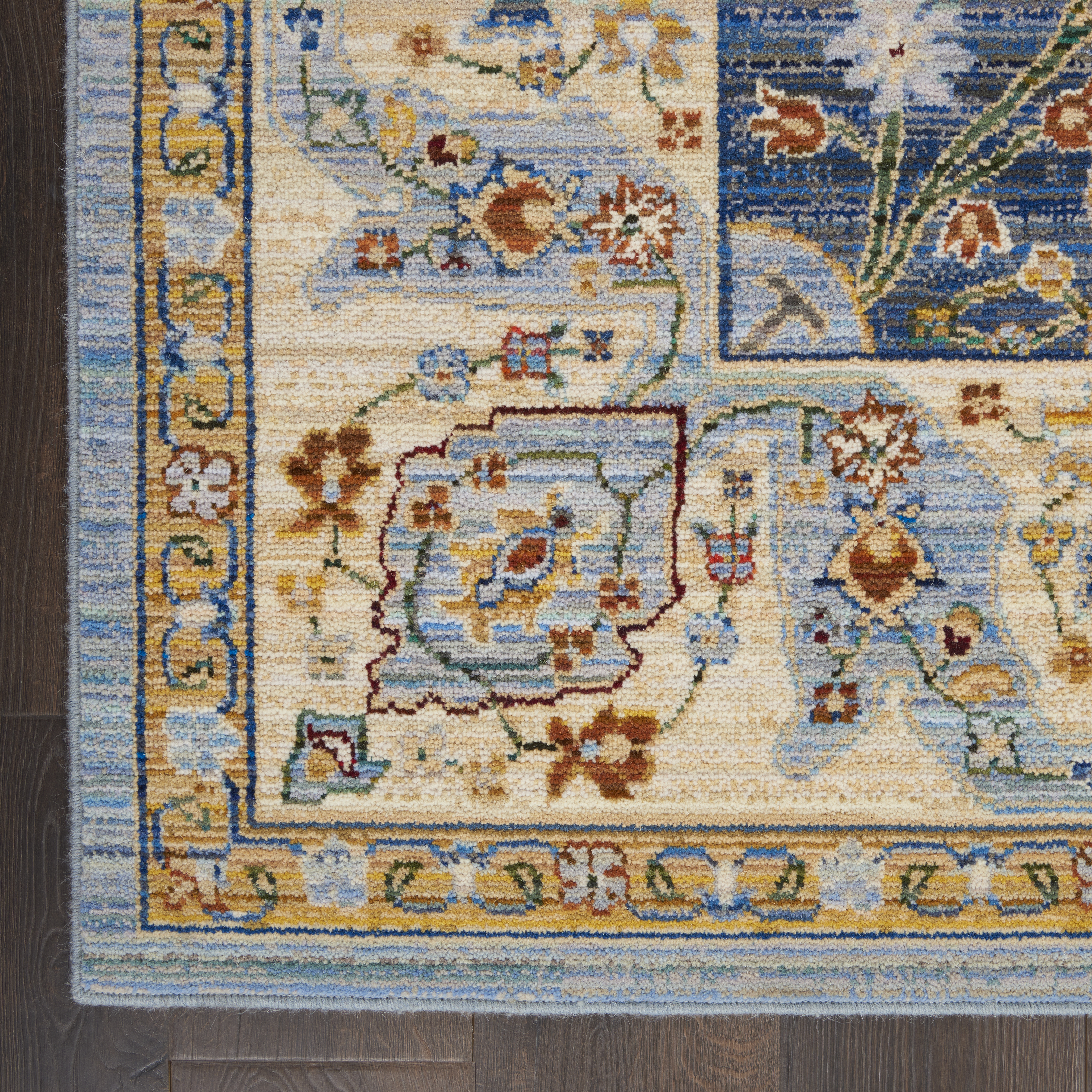 Majestic Light Blue Rug
