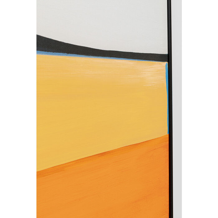Orange Abstract Shapes Picture