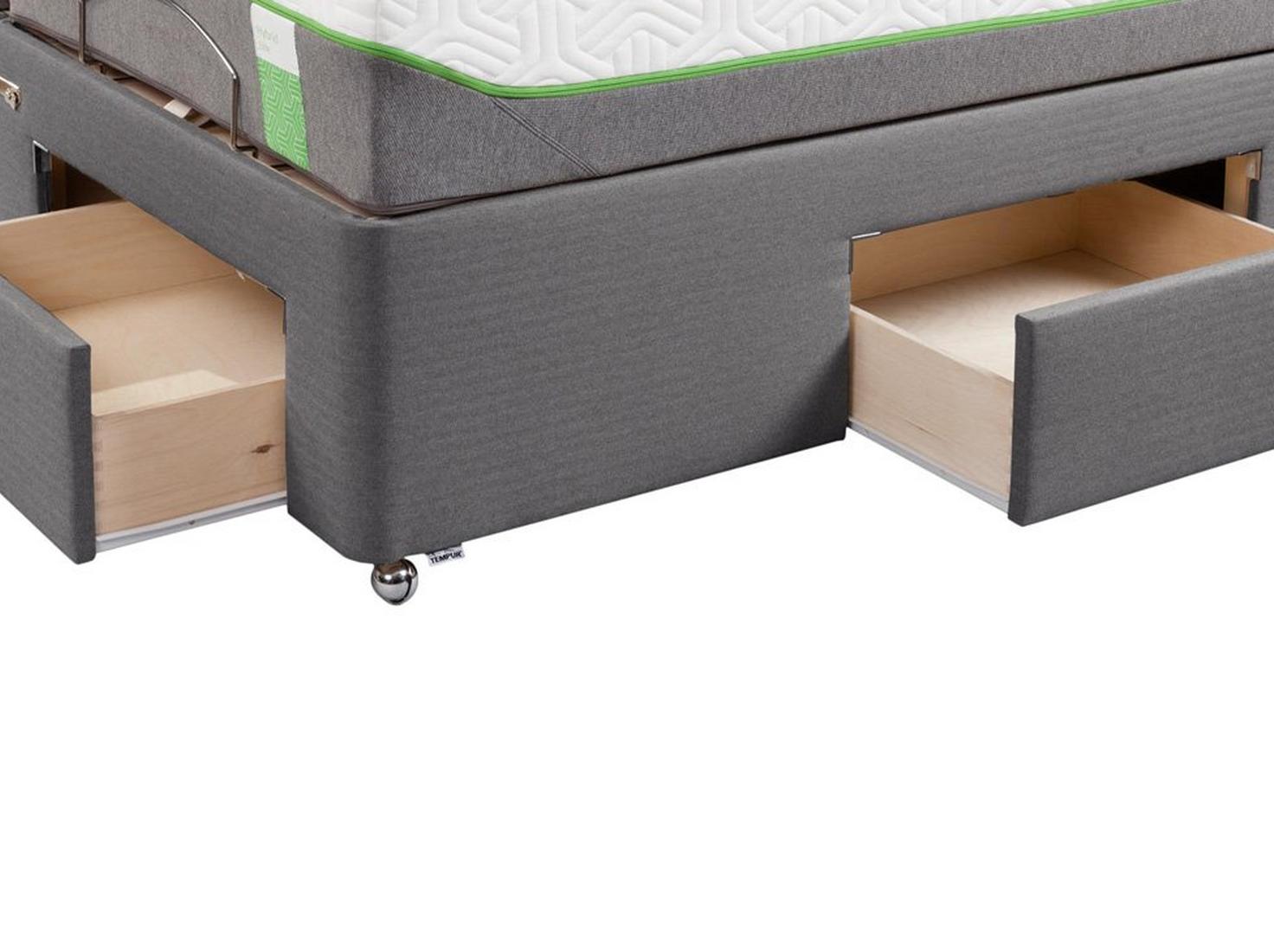 Moulton Adjustable 6ft Mattress and Drawer Divan