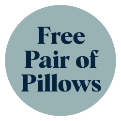 Bed Bon Free Pair of Pillows